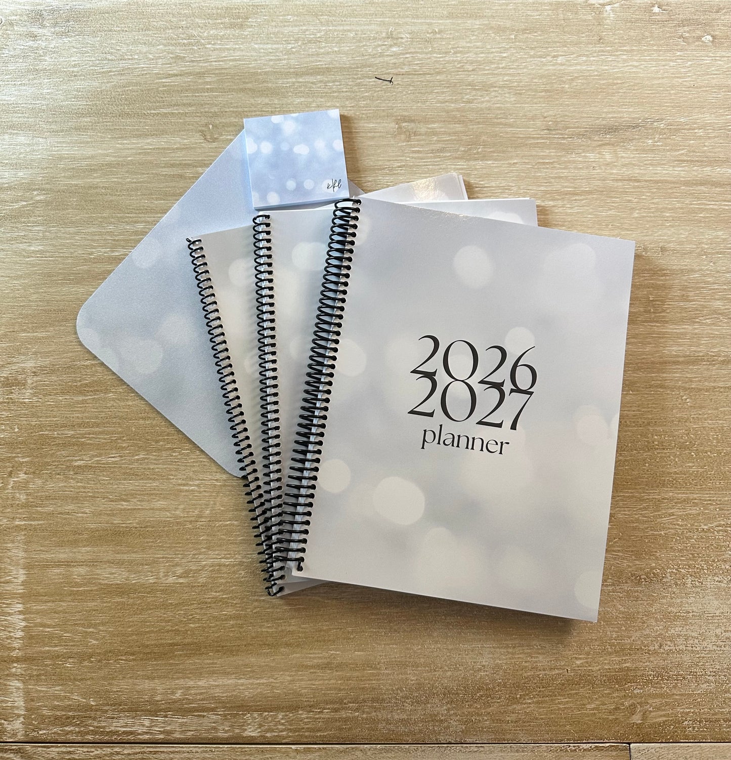 2026 - 2027 White Sparkle Mid Year Lifestyle Planner