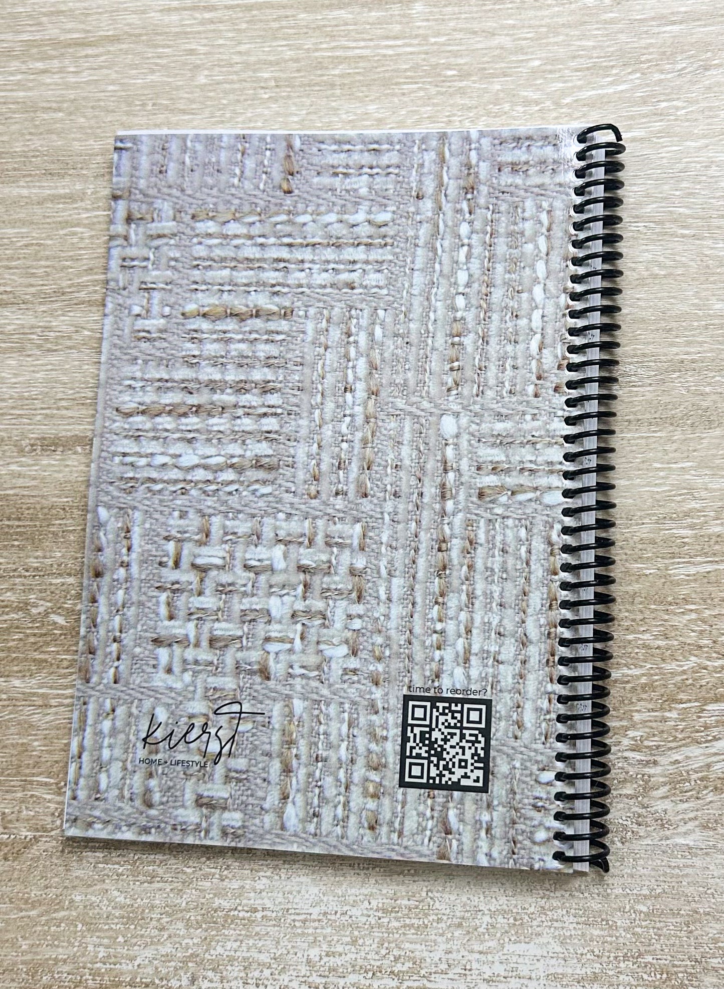 2026 Lifestyle Planner - Cream and Gold Tweed