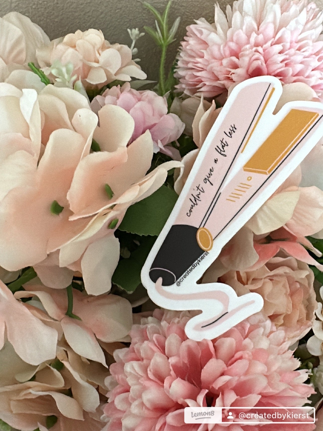 Give A Flat Straightener Sticker