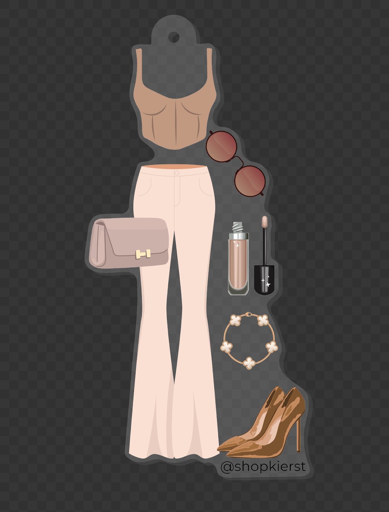 Elevated OOTD Ornament