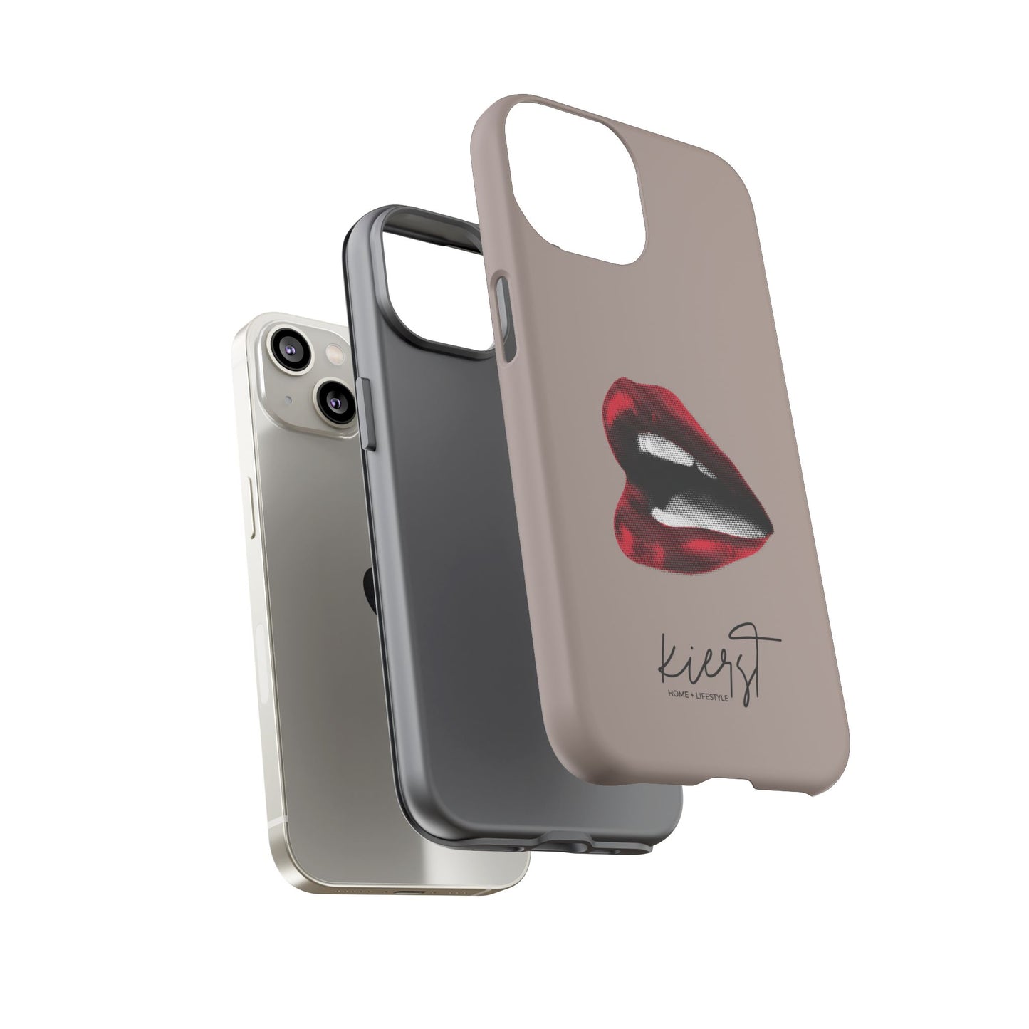 Retro Red Lips iPhone Case | Pop Art Meets Polished