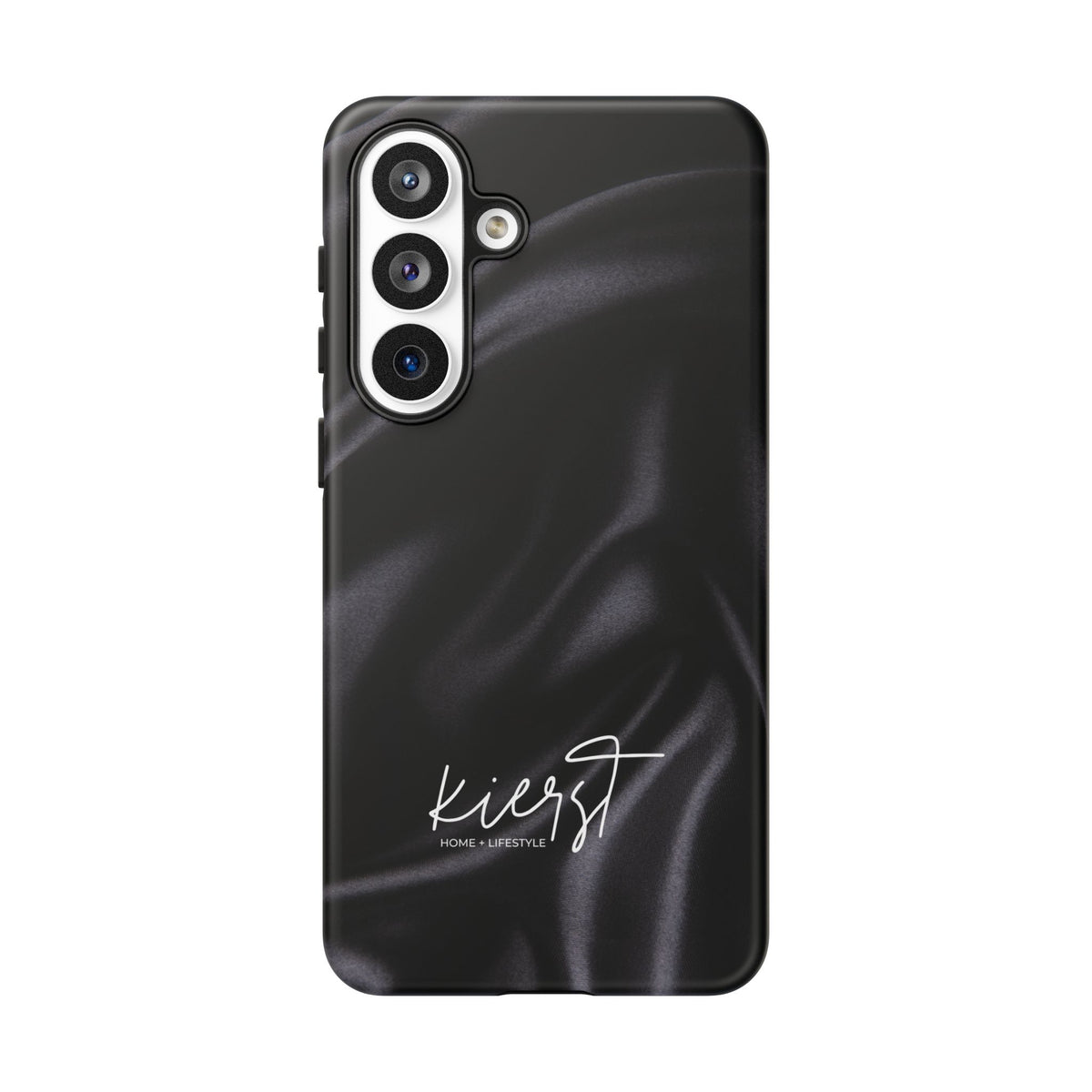 Black Silk Print Samsung Galaxy Phone Case