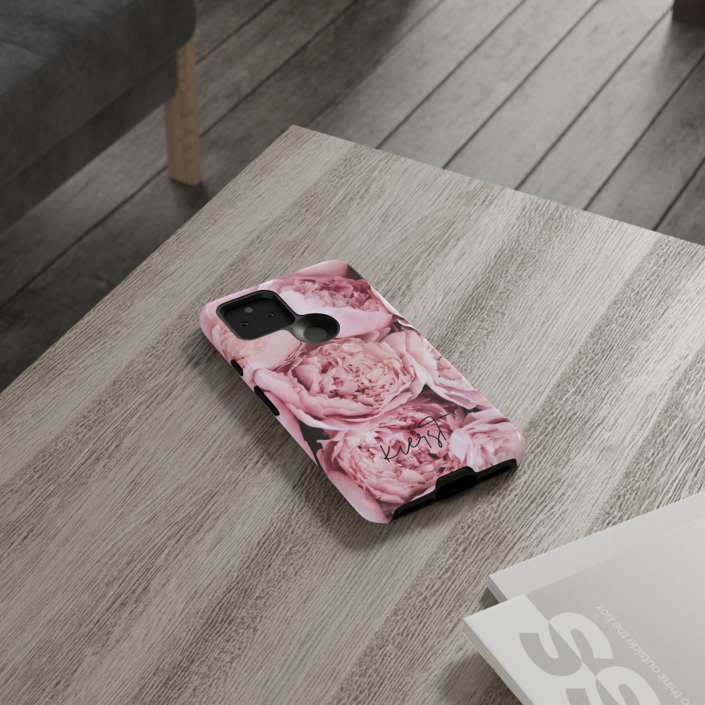 Pink Peonies Google Pixel Phone Case | Romantic Florals, Everyday Function