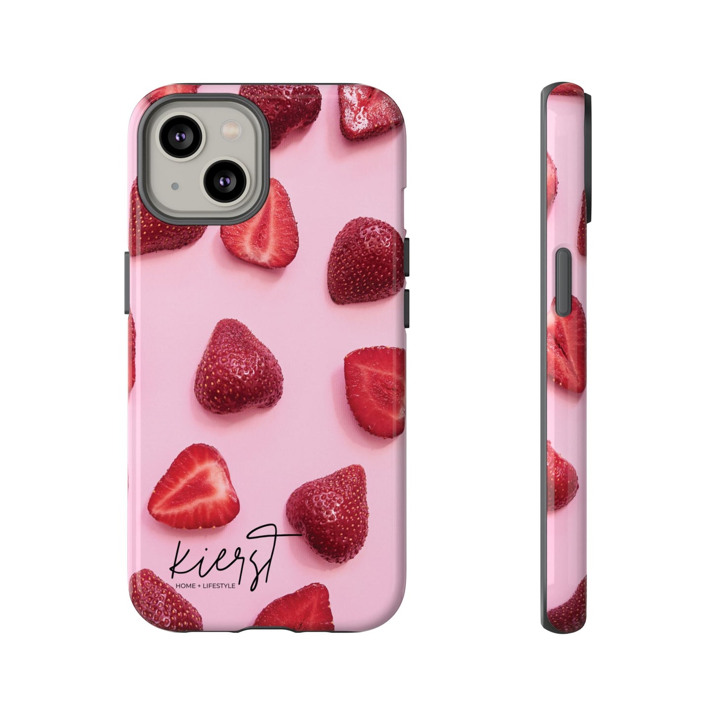 Strawberries iPhone Case | A Sweet Statement Rooted in Soft Luxury