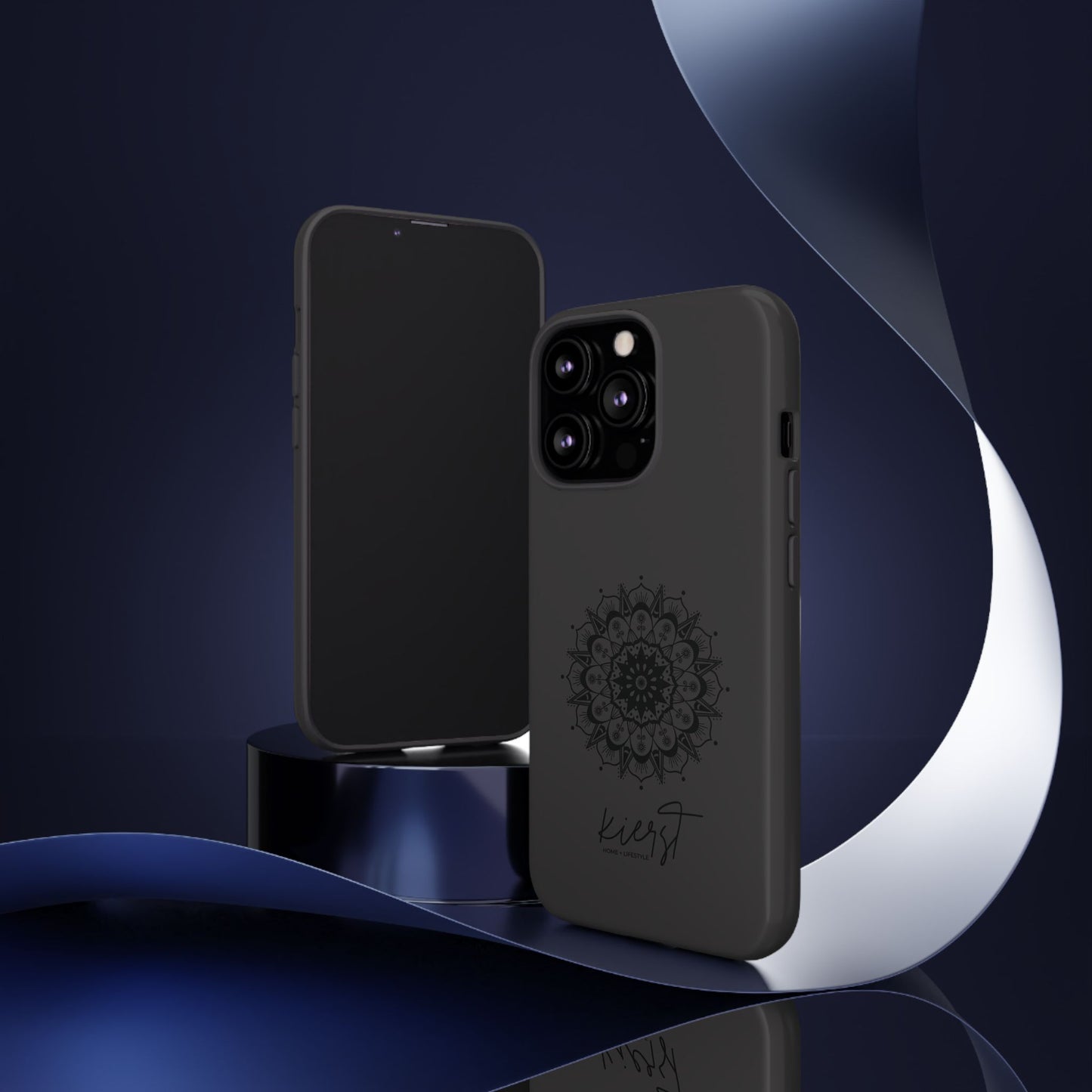 Black Mandala iPhone Case | Refined Calm in Every Curve