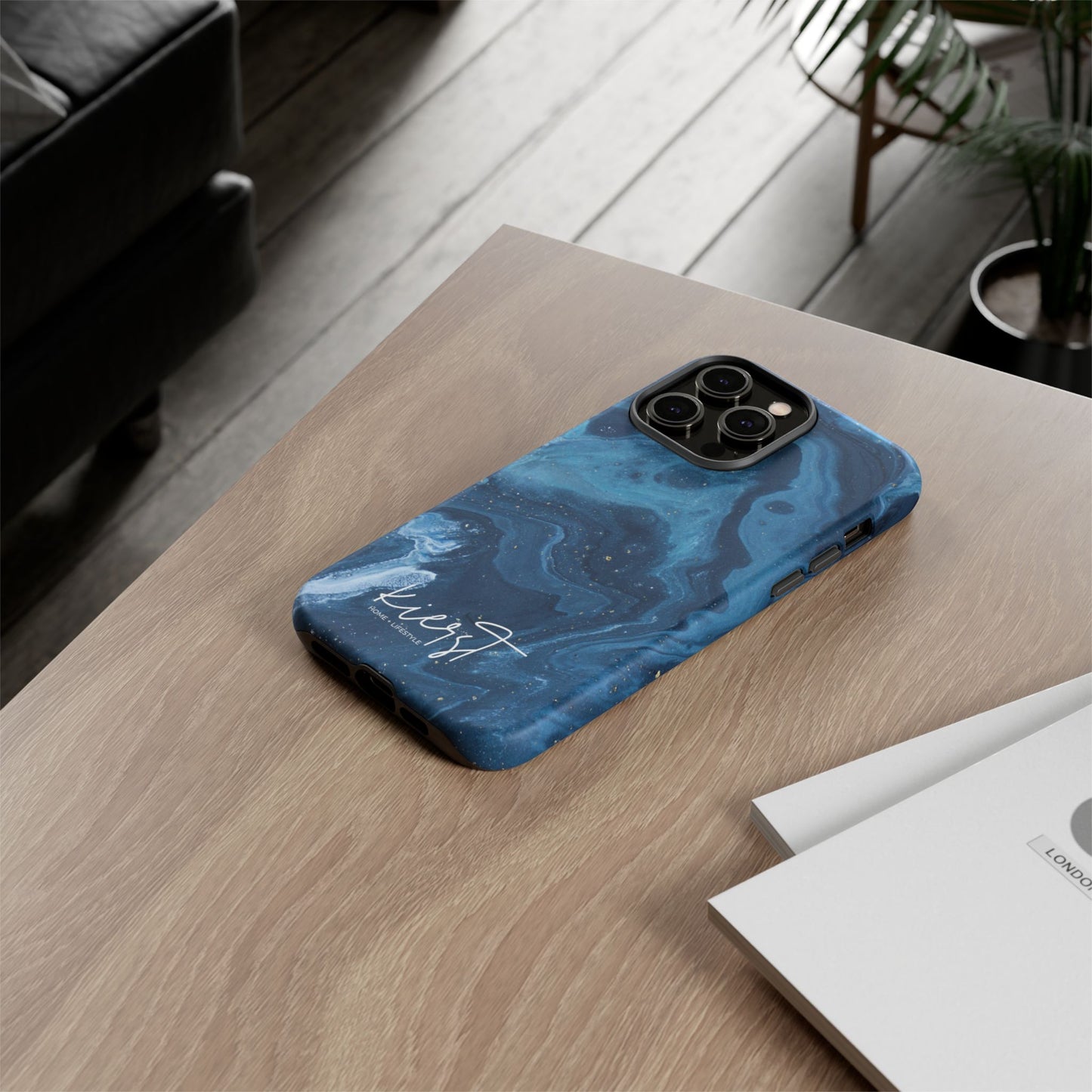 Blue Marble iPhone Case | Bold, Rich, & Unapologetically Refined