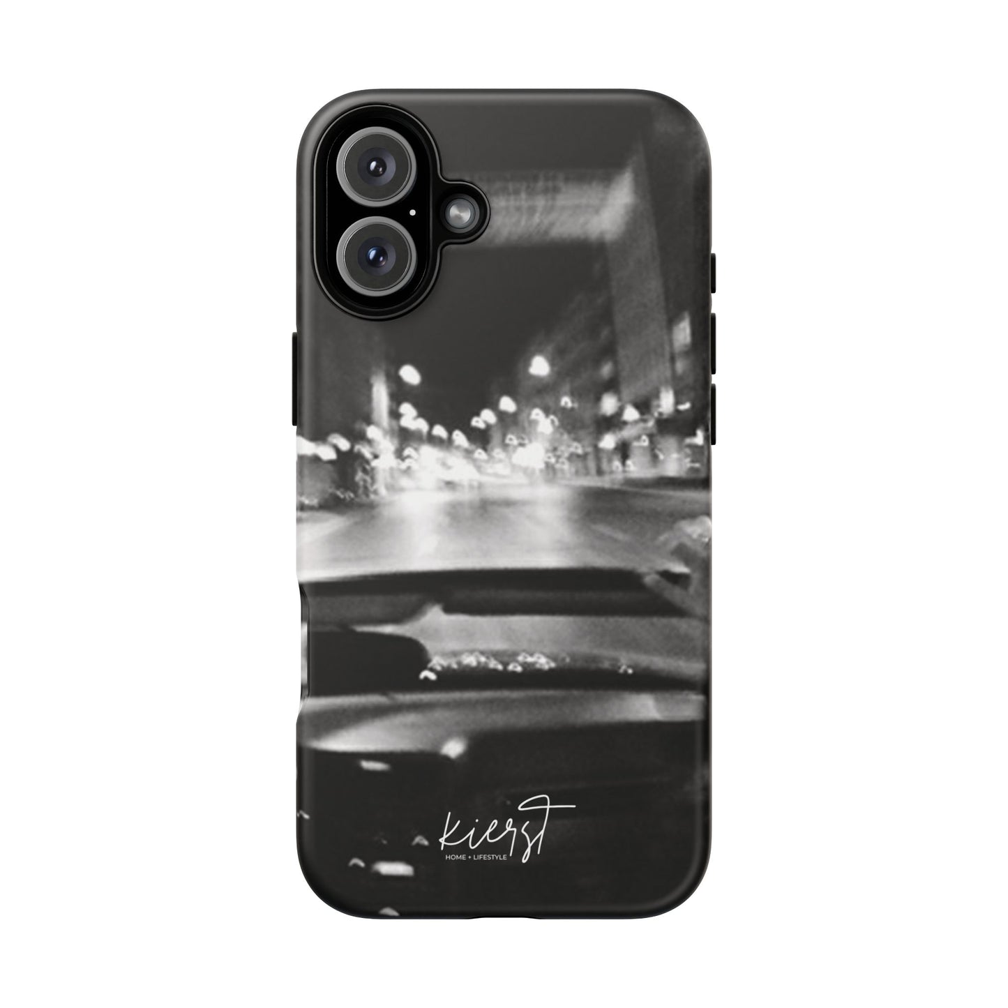 Faded Summer Nights iPhone Case | A Cinematic Blur of City Lights and Nostalgia