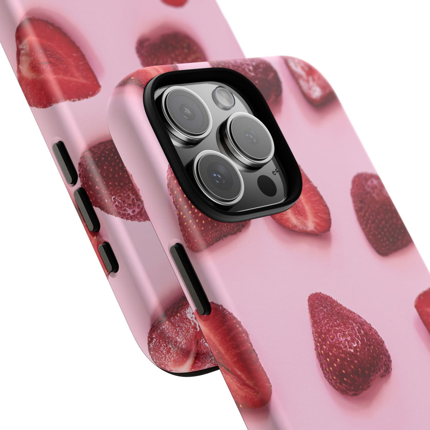 Strawberries iPhone Case | A Sweet Statement Rooted in Soft Luxury