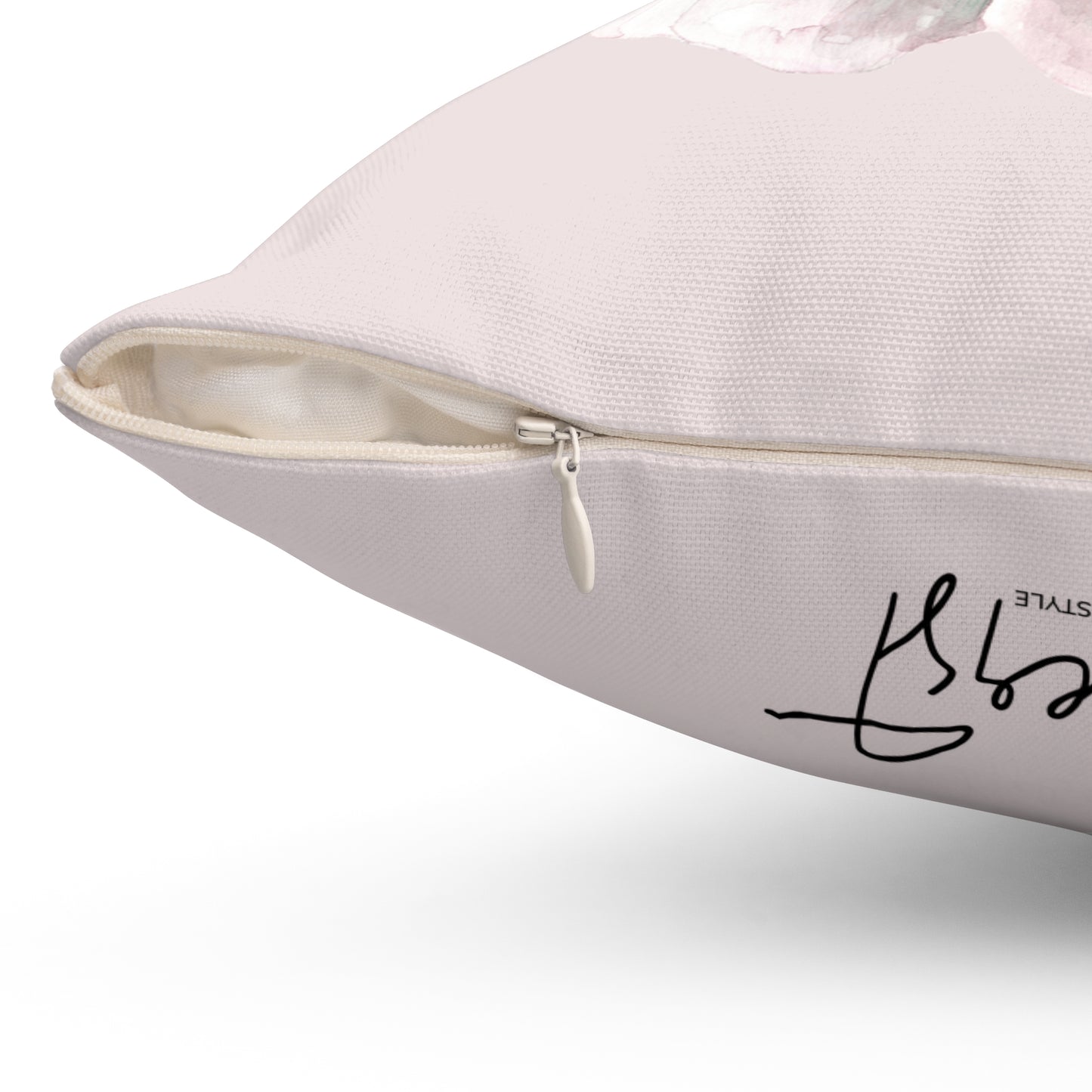Peony Watercolor Pillow β Blush on Blush Design