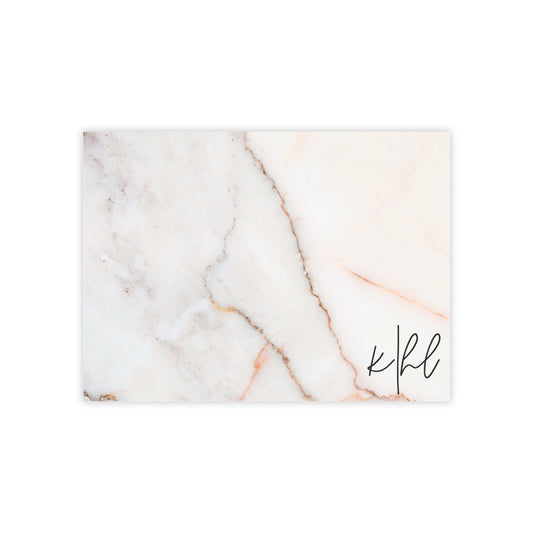 Warm White Marble Post-it® Note Pad | Elegant Stone-Inspired Sticky Notes for Office & Home
