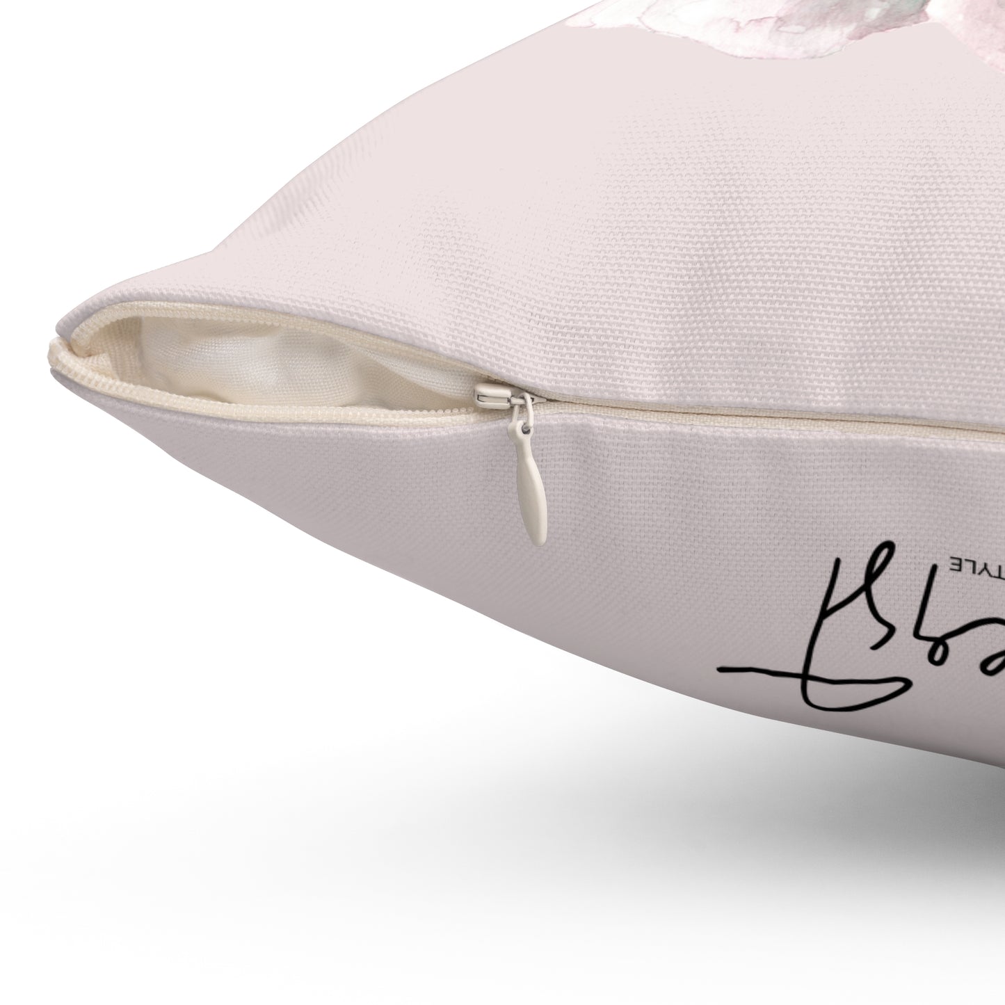 Peony Watercolor Pillow – Blush on Blush Design