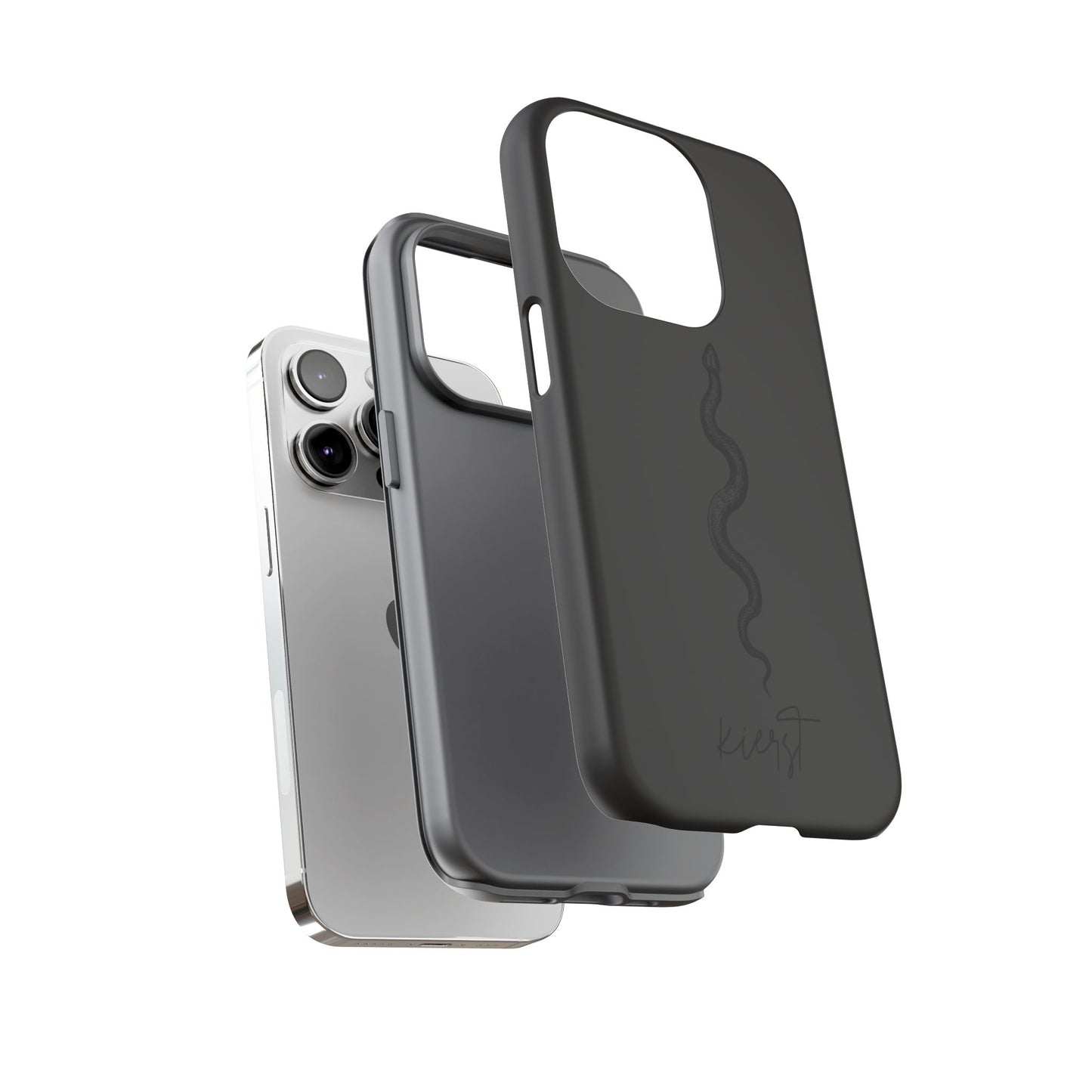 Long Black Snake iPhone Case | Subtle Edge, Quiet Power