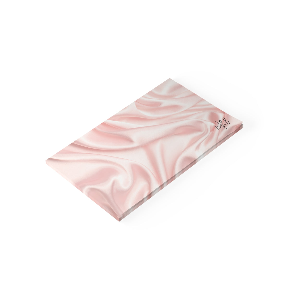 Pink Silk Striped Post-it® Note Pad