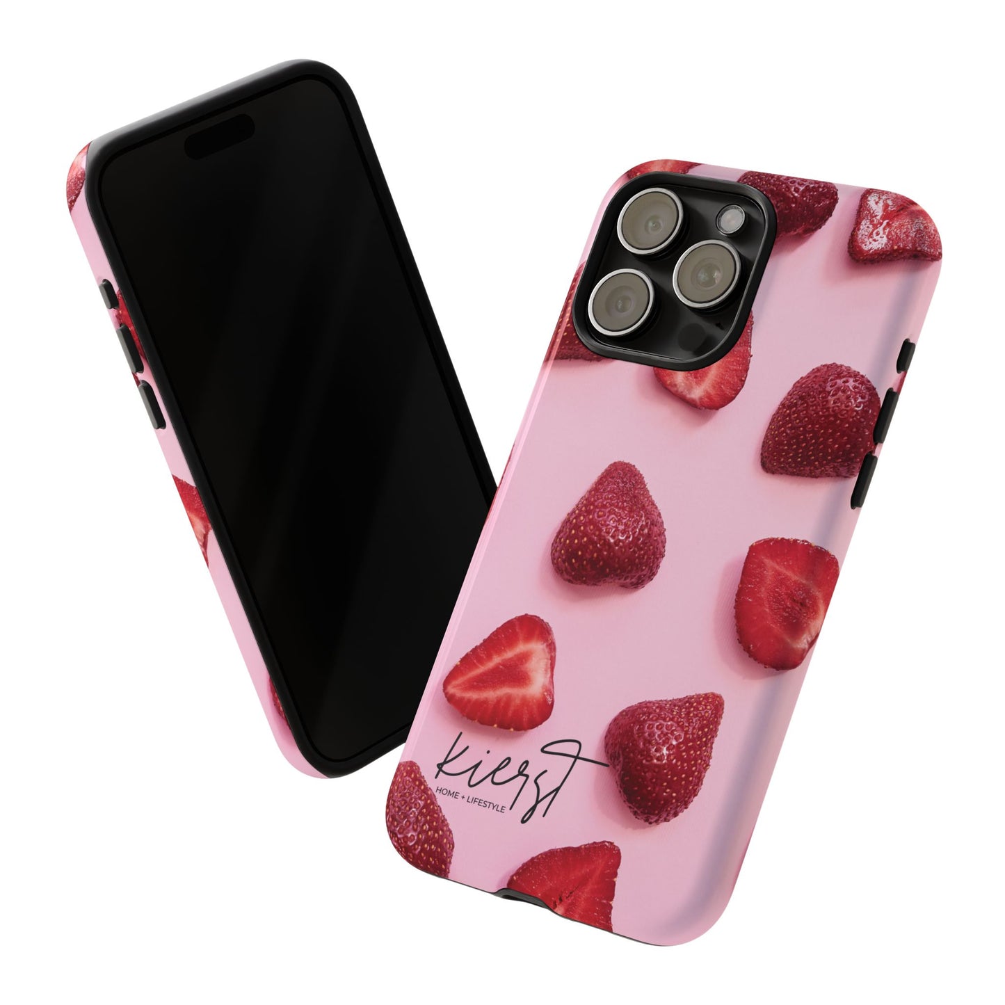 Strawberries iPhone Case | A Sweet Statement Rooted in Soft Luxury