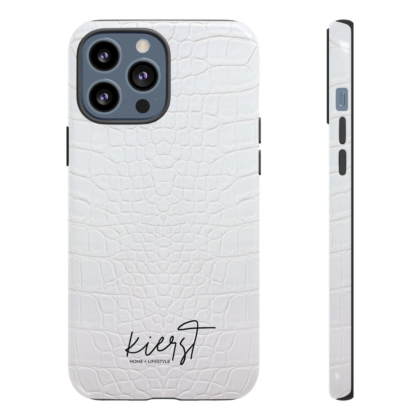 White Alligator iPhone Case | Minimal, Crisp, and Effortlessly Elevated