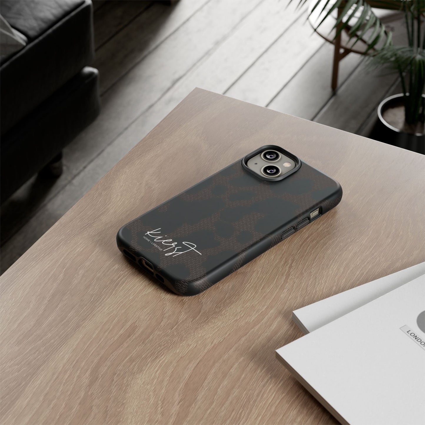 Black Leopard iPhone Case