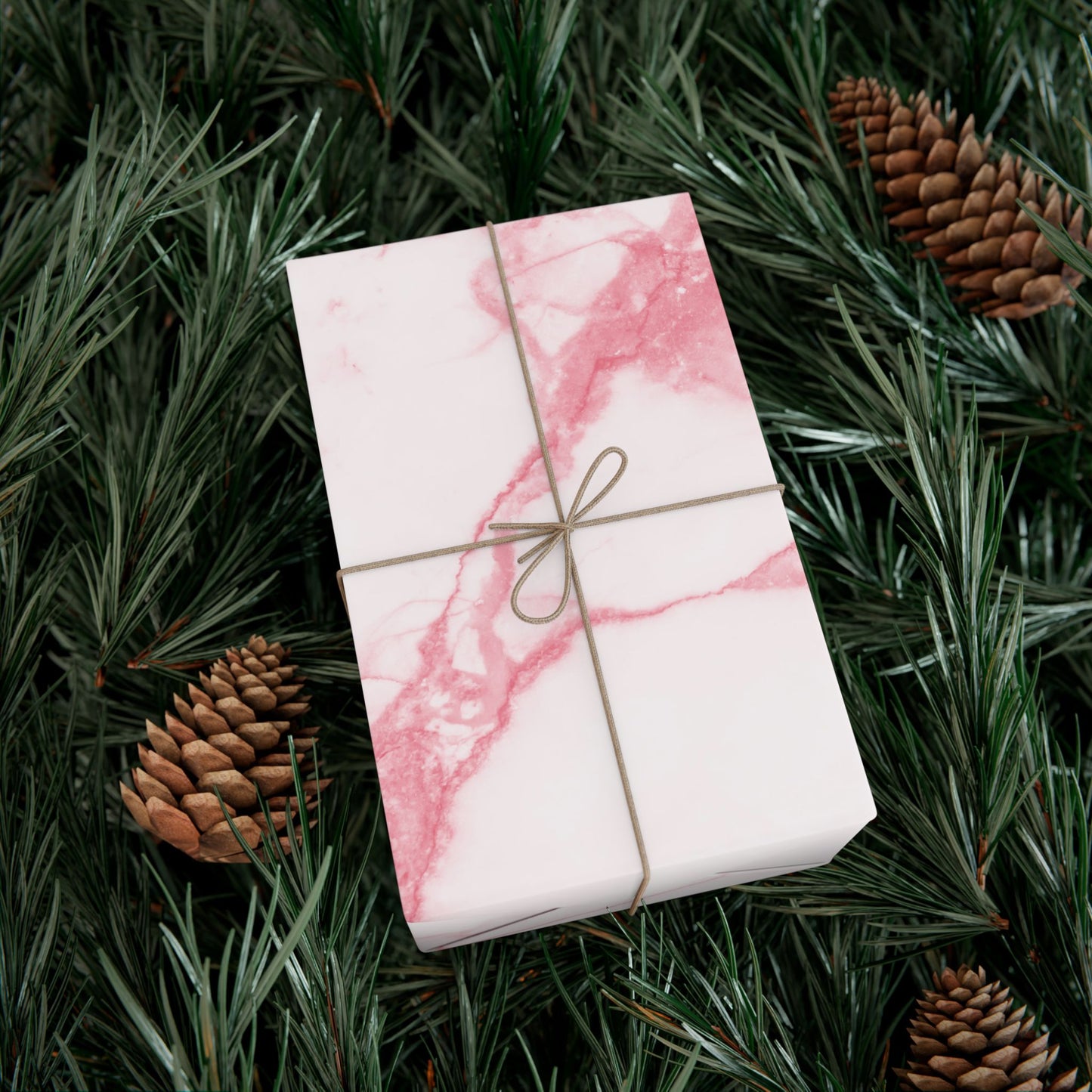 Pink Marble Wrapping Paper