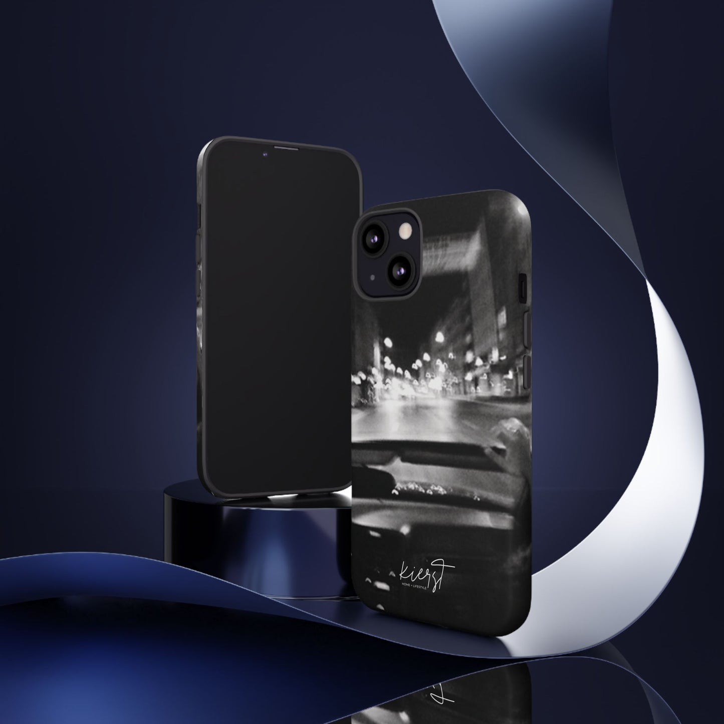 Faded Summer Nights iPhone Case | A Cinematic Blur of City Lights and Nostalgia