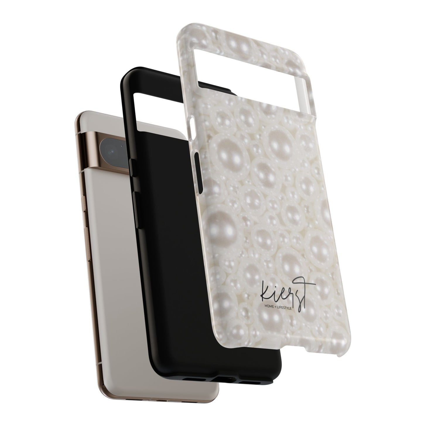 Various Pearls Google Pixel Case | Refined Shine Everyday Style