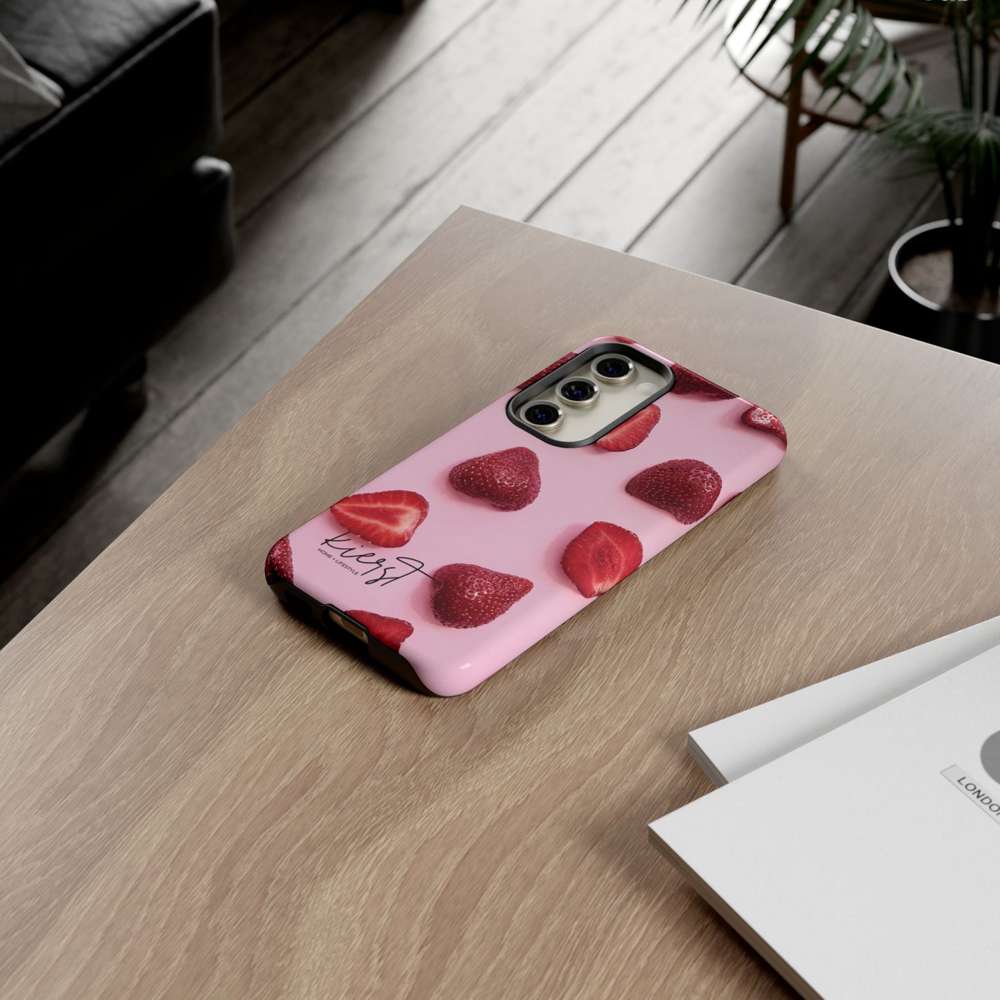 Strawberries Samsung Galaxy Phone Case | A Juicy Pop of Playfulness Meets Polished Design