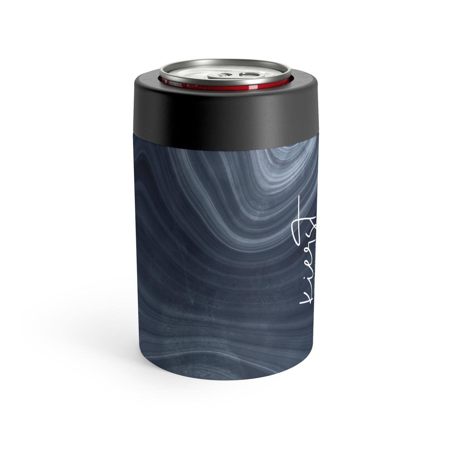 Navy Marble Can Holder
