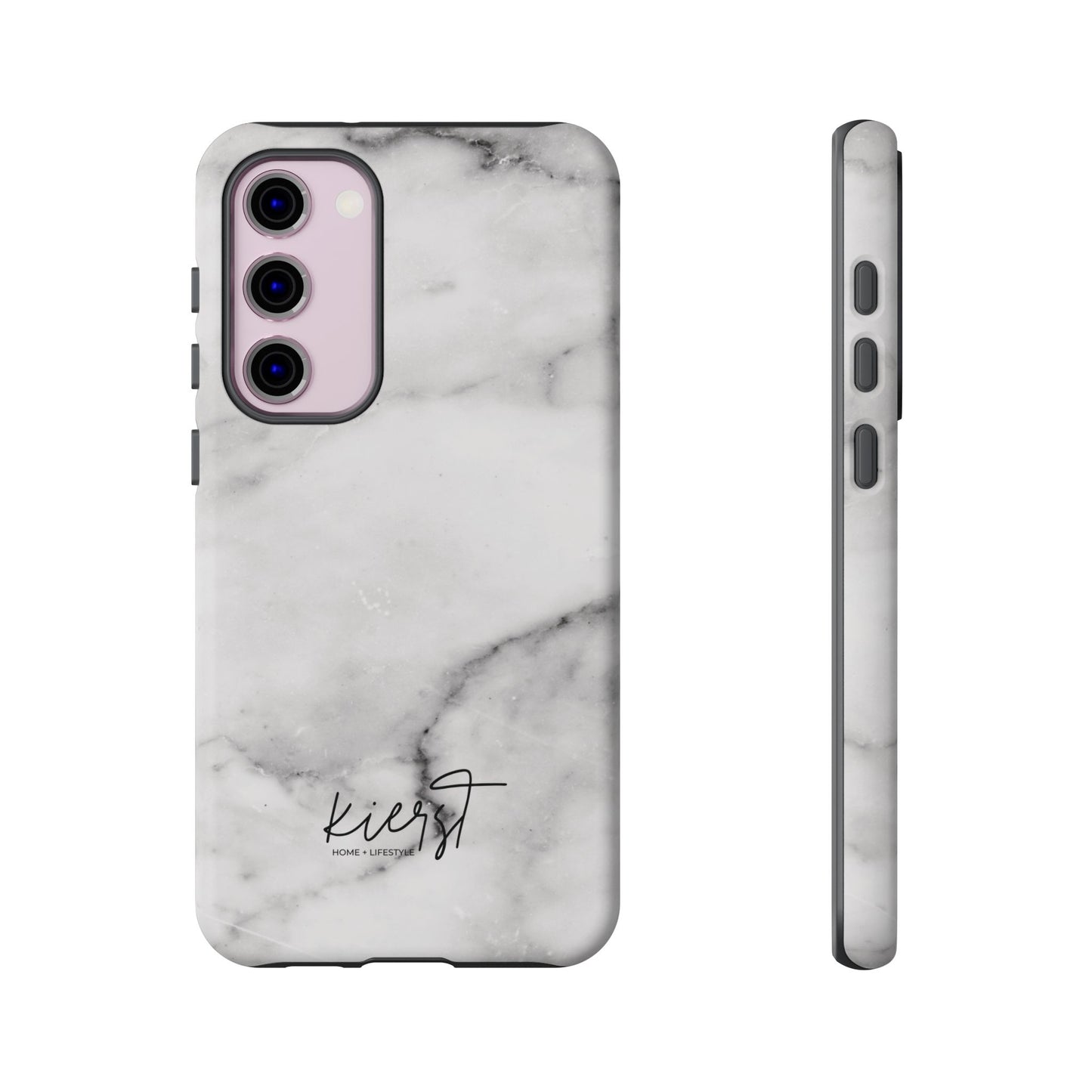 Lived-In White and Grey Marble Samsung Galaxy Case | Soft Strength, Redefined