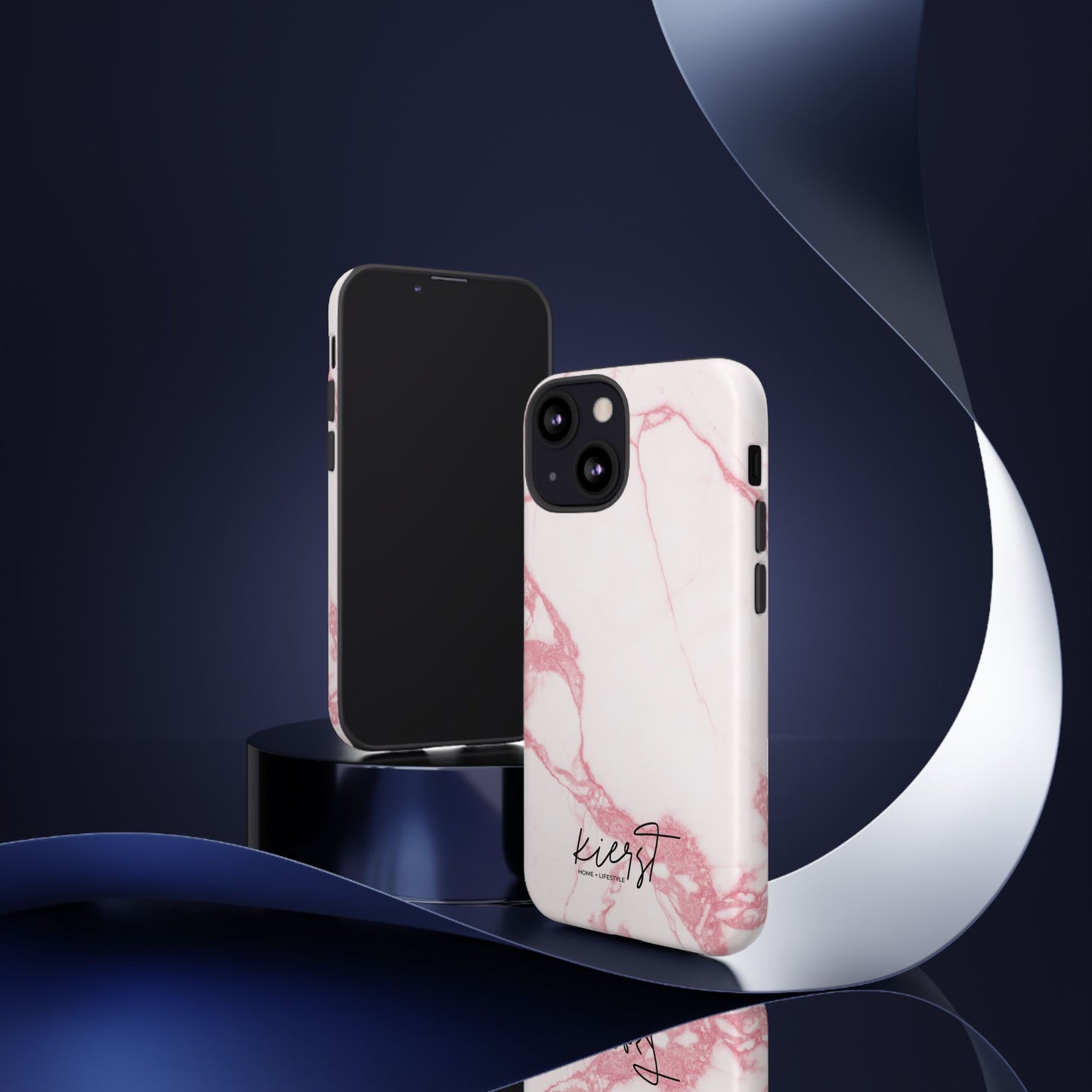 Pink & White Marble iPhone Case | Classic Elegance, Feminine Twist