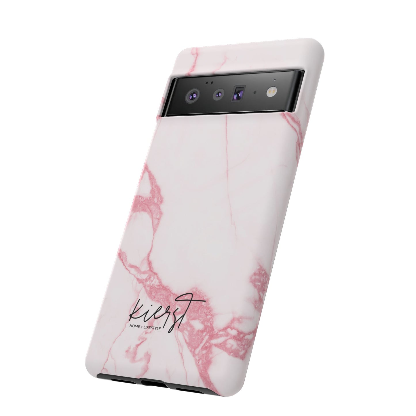 Pink & White Marble Google Pixel Case | Soft Polish, Everyday Protection