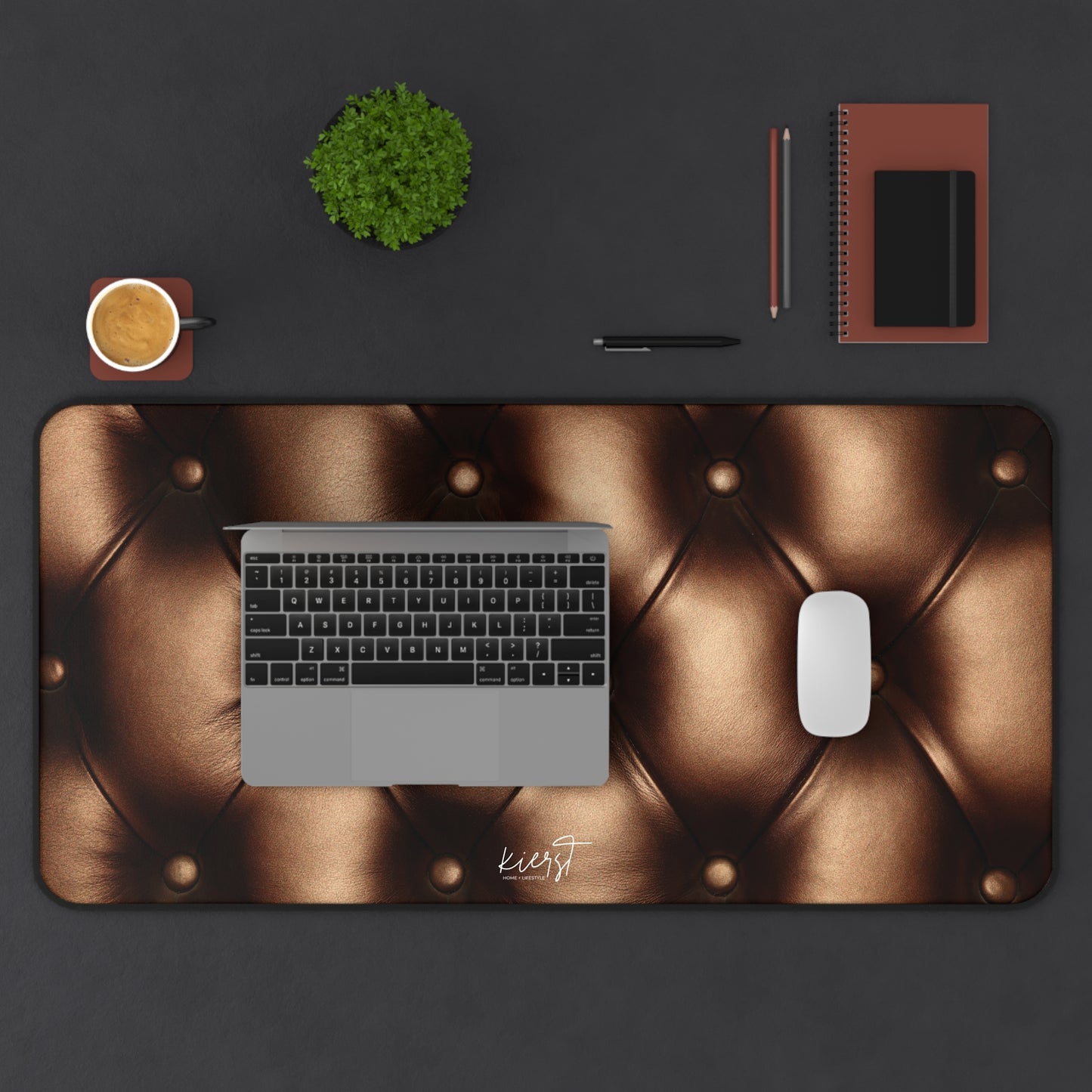 Bronze Toufted Desk Mat