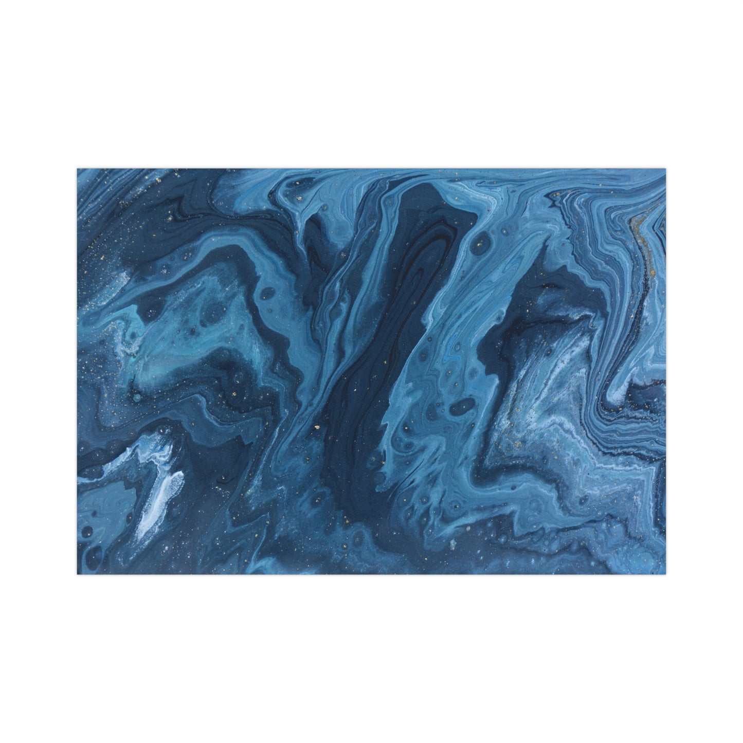 Blue Marble Gift Wrapping Paper