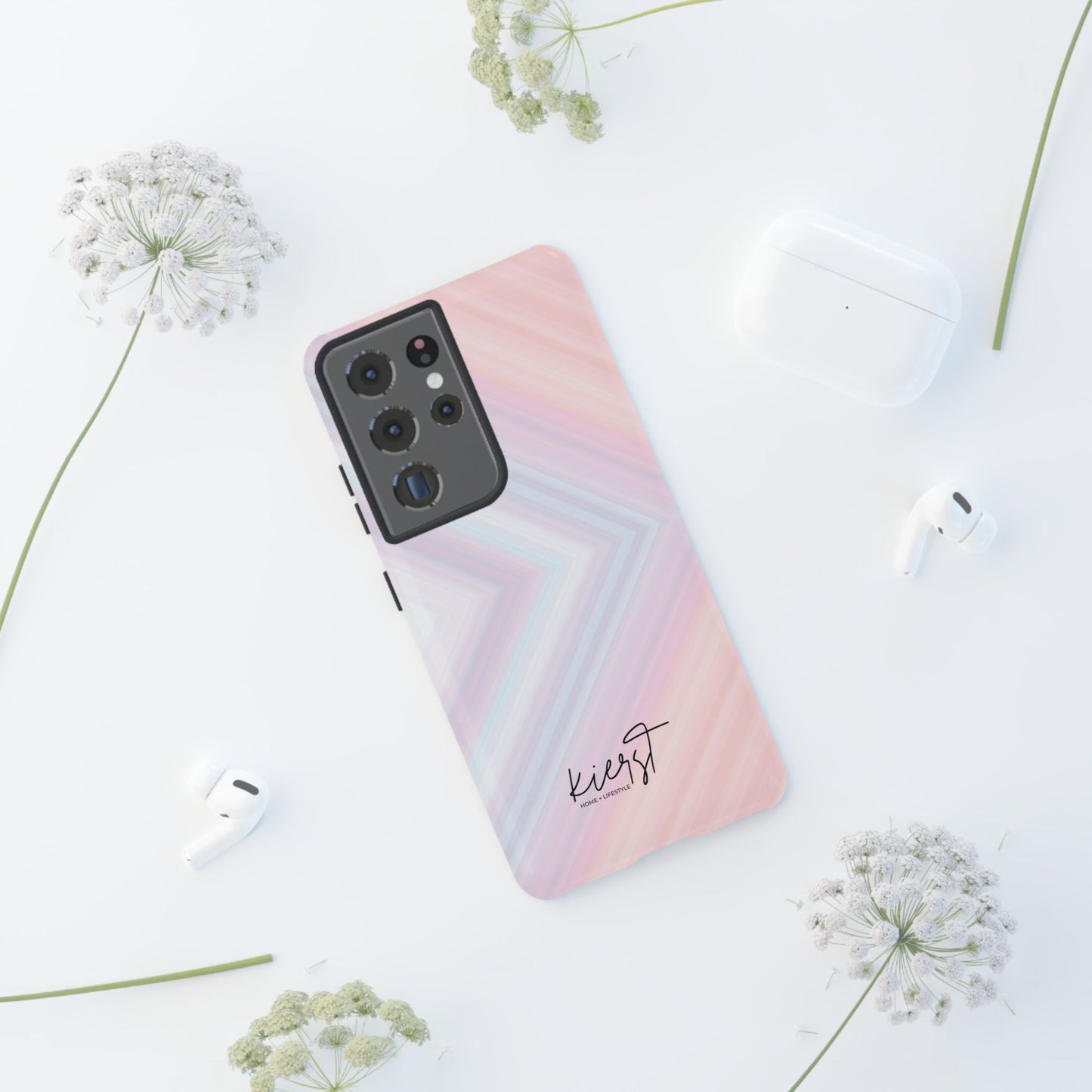 Pastel Arrows Samsung Galaxy Phone Case | Soft Geometry, Subtle Glow