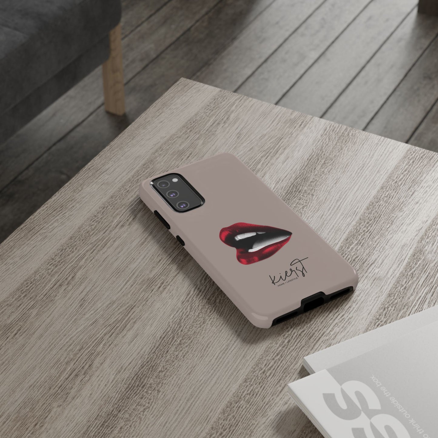 Retro Red Lips Samsung Galaxy Case | Pop Art, Luxe Feel