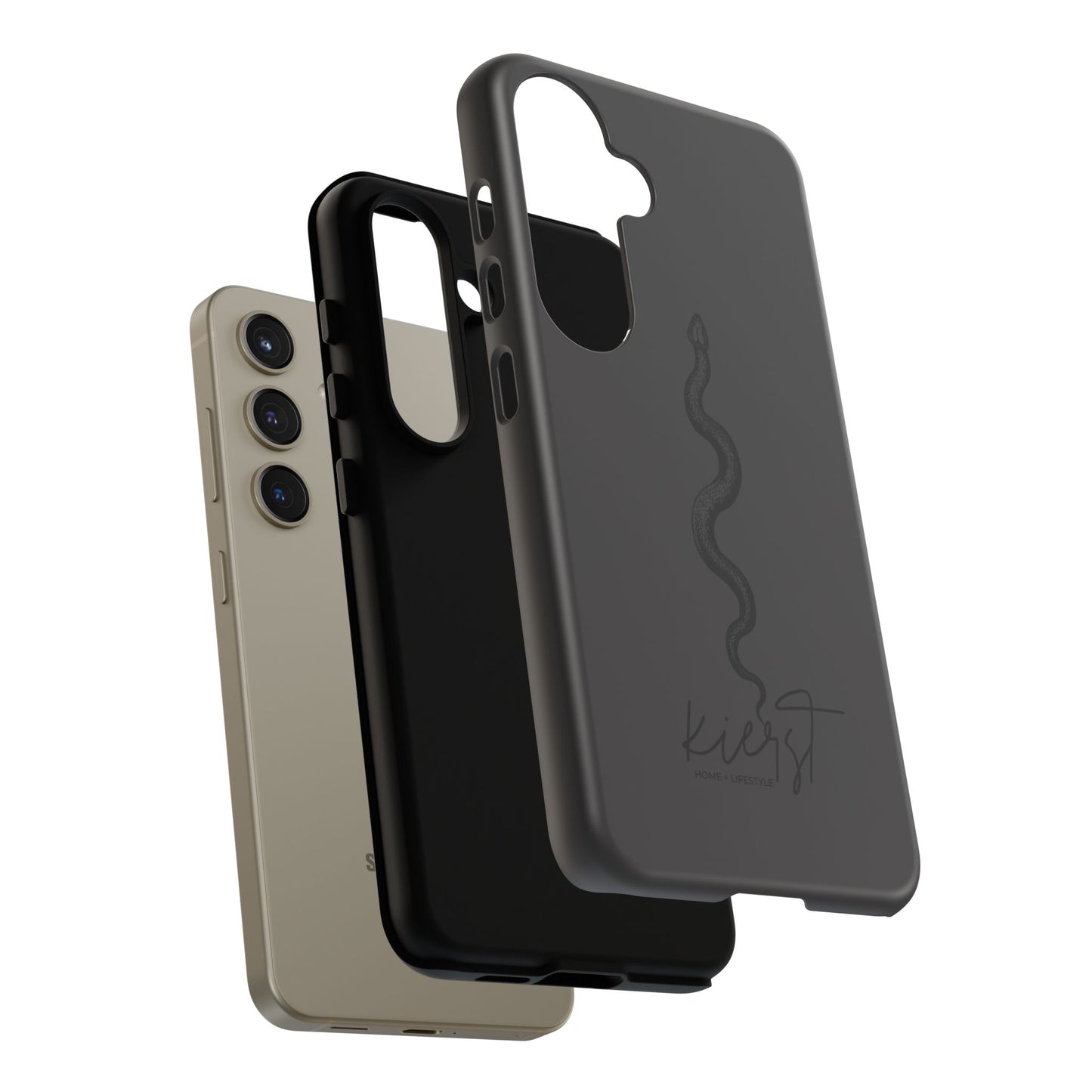 Long Black Snake Samsung Galaxy Phone Case | Power In The Subtleties