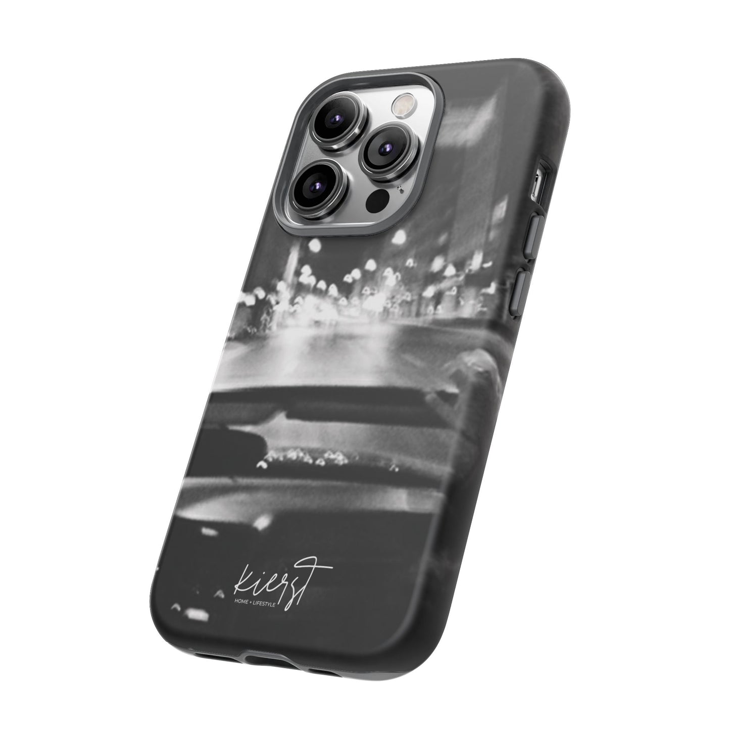 Faded Summer Nights iPhone Case | A Cinematic Blur of City Lights and Nostalgia
