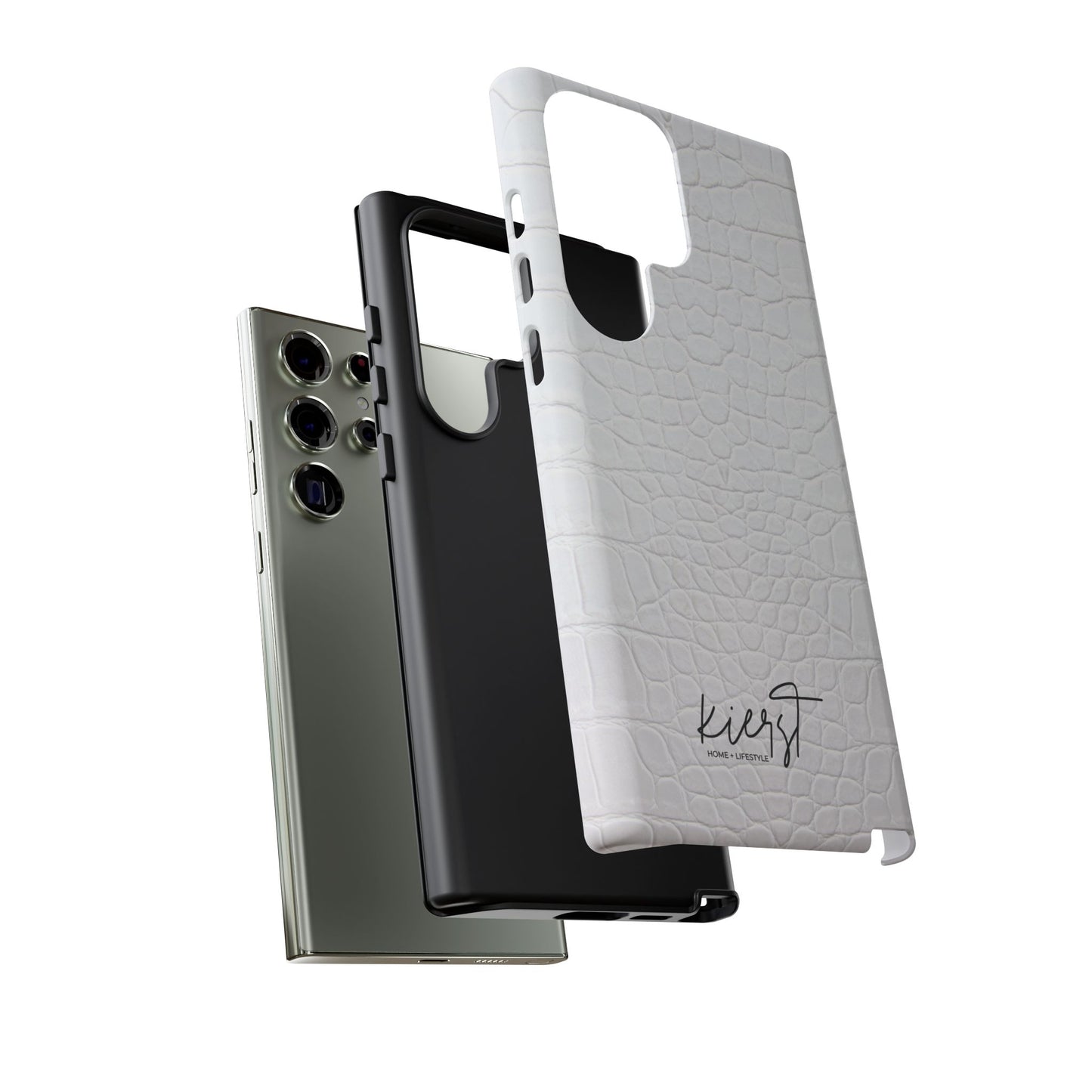 White Alligator Samsung Galaxy Case | Classic Texture Meets Modern Edge