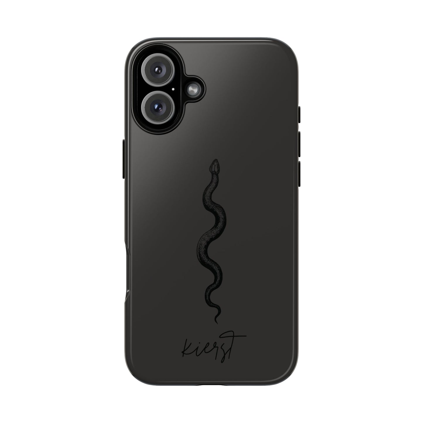 Long Black Snake iPhone Case | Subtle Edge, Quiet Power