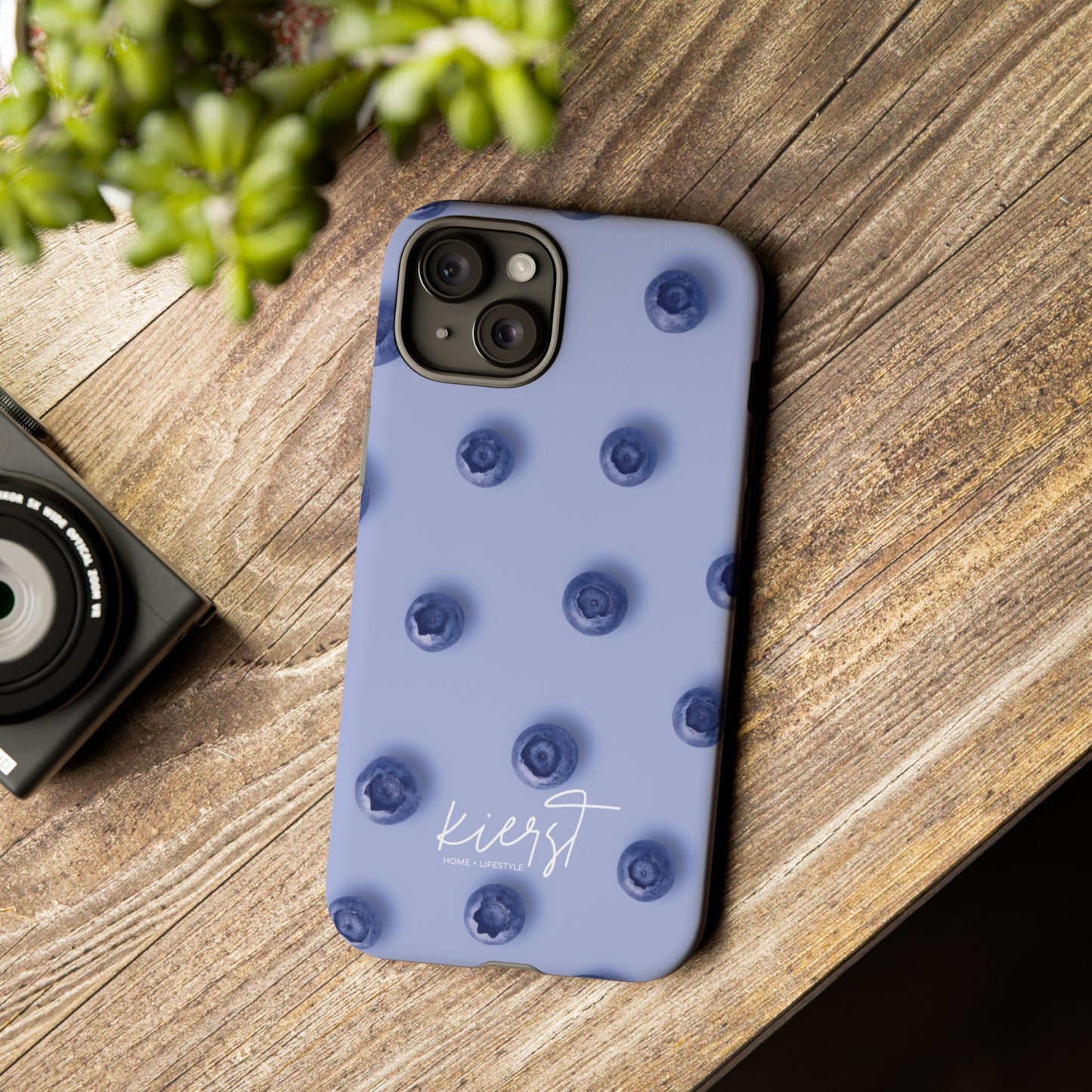 Blueberries iPhone Case | A refined play on fruit-forward charm
