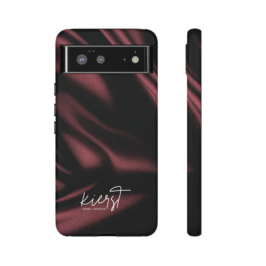 Signature Velvet Noir Silk Print Google Pixel Phone Case
