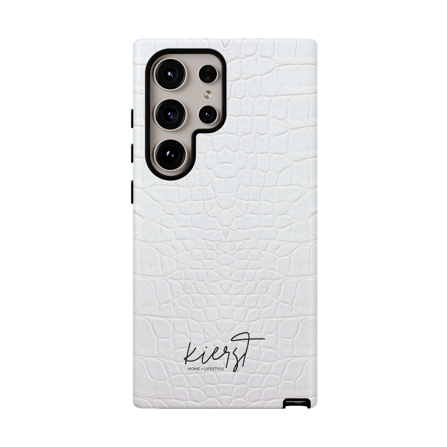 White Alligator Samsung Galaxy Case | Classic Texture Meets Modern Edge