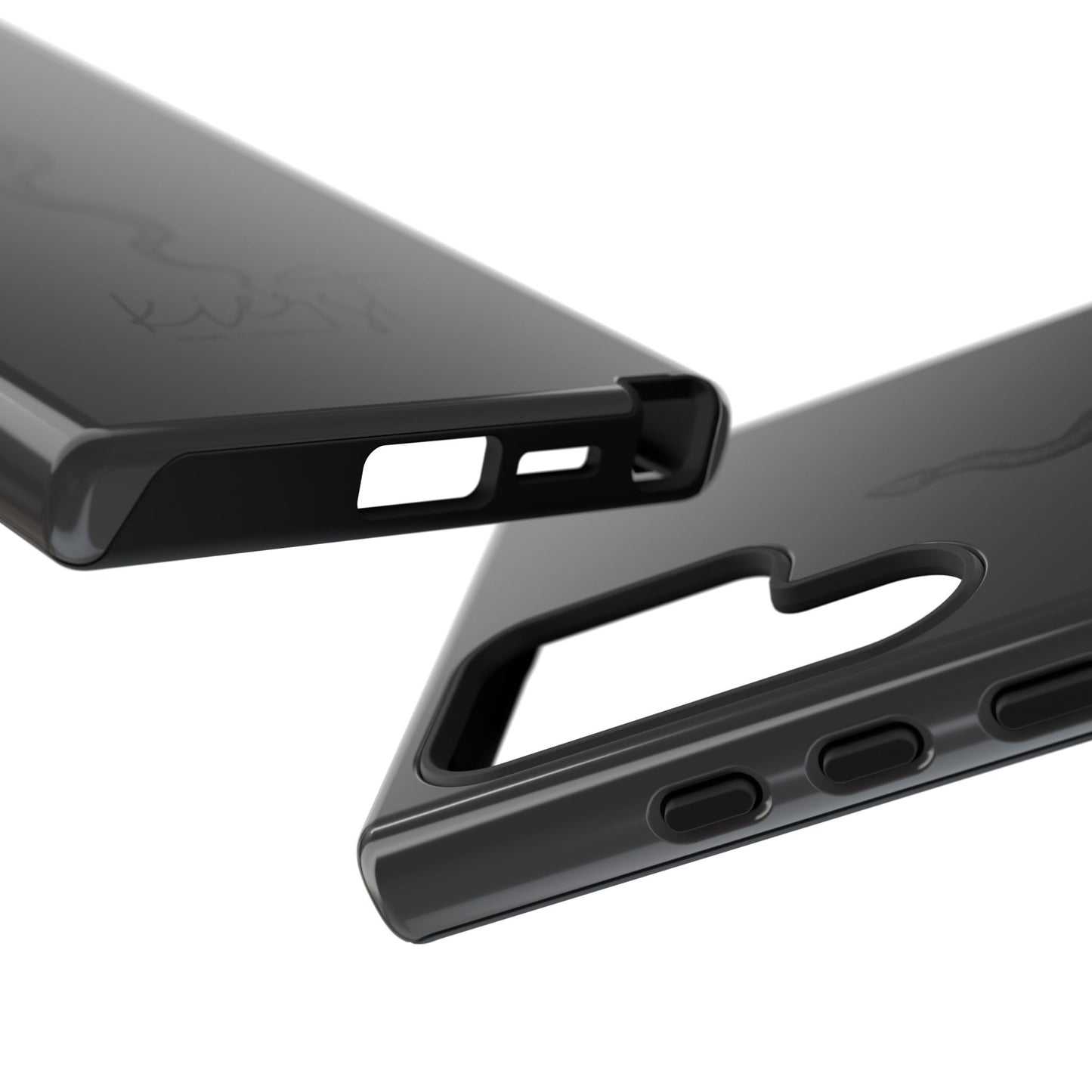 Long Black Snake Samsung Galaxy Phone Case | Power In The Subtleties
