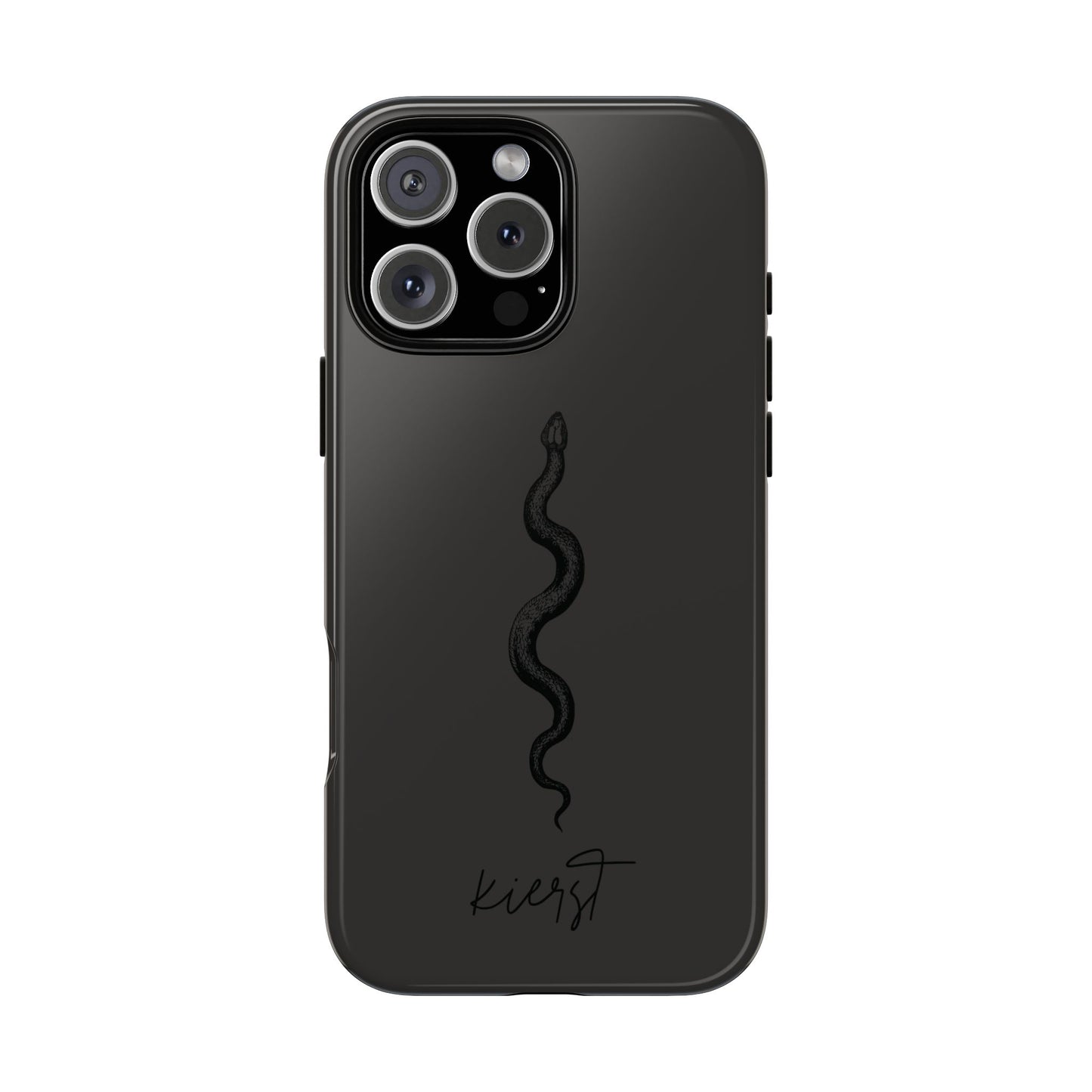 Long Black Snake iPhone Case | Subtle Edge, Quiet Power