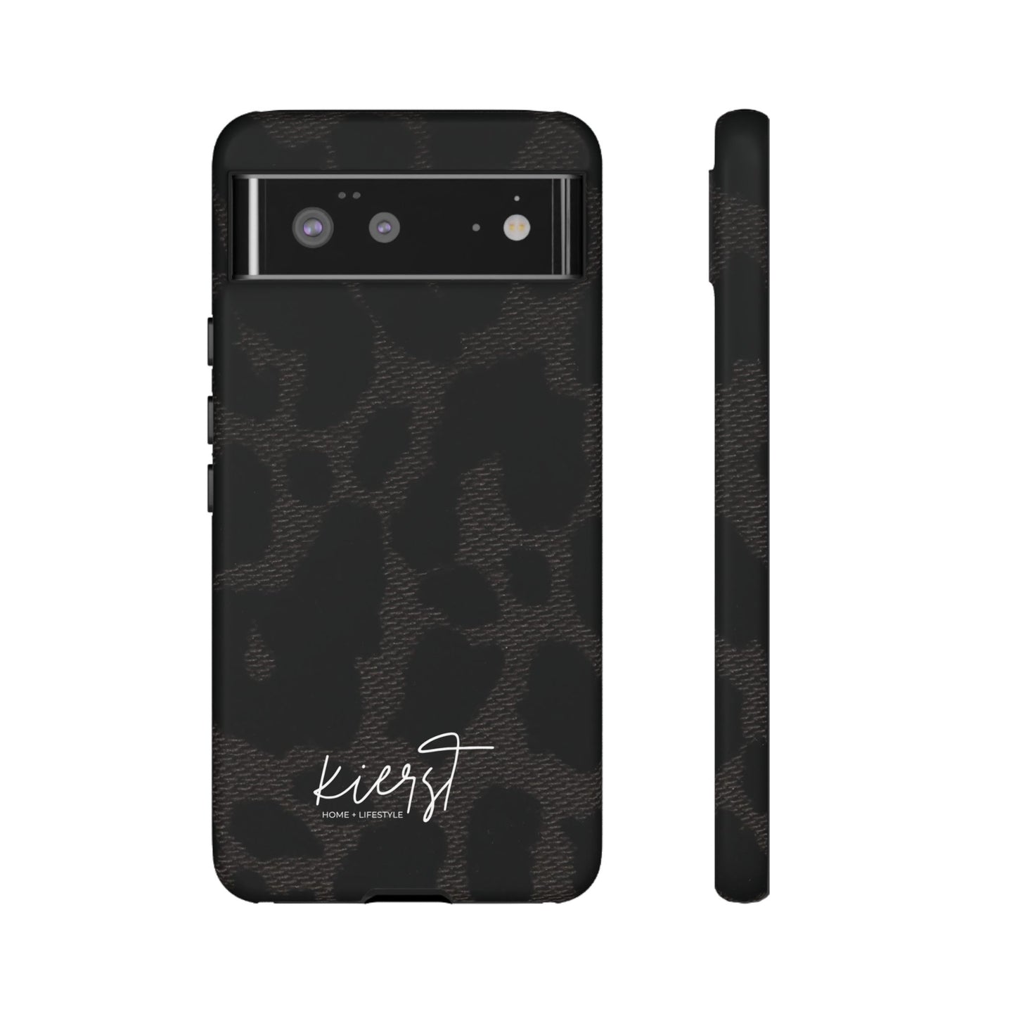 Black Leopard Google Pixel Phone Case | Striking Neutral, Wild Edge