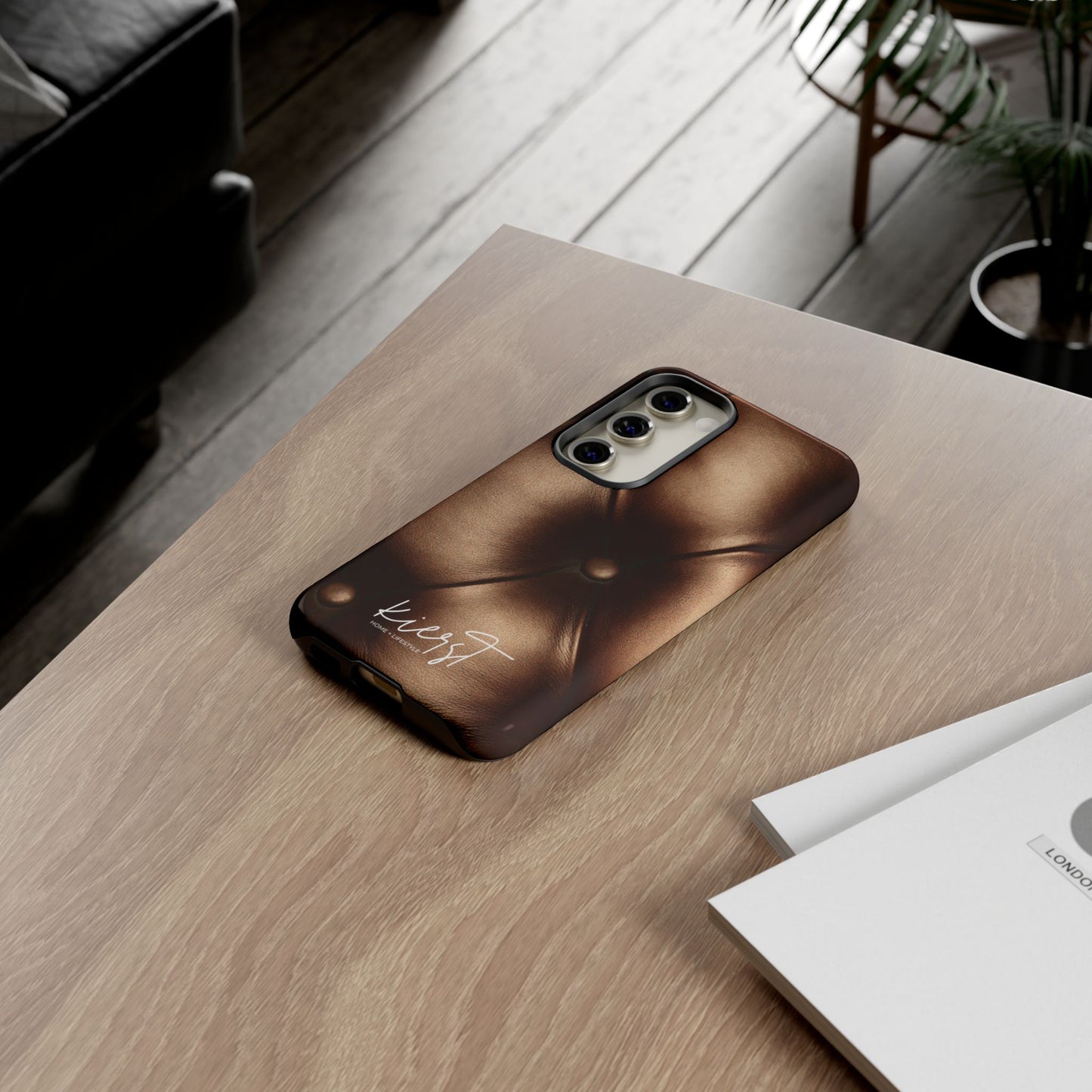 Bronze Tufted Print Samsung Galaxy Case