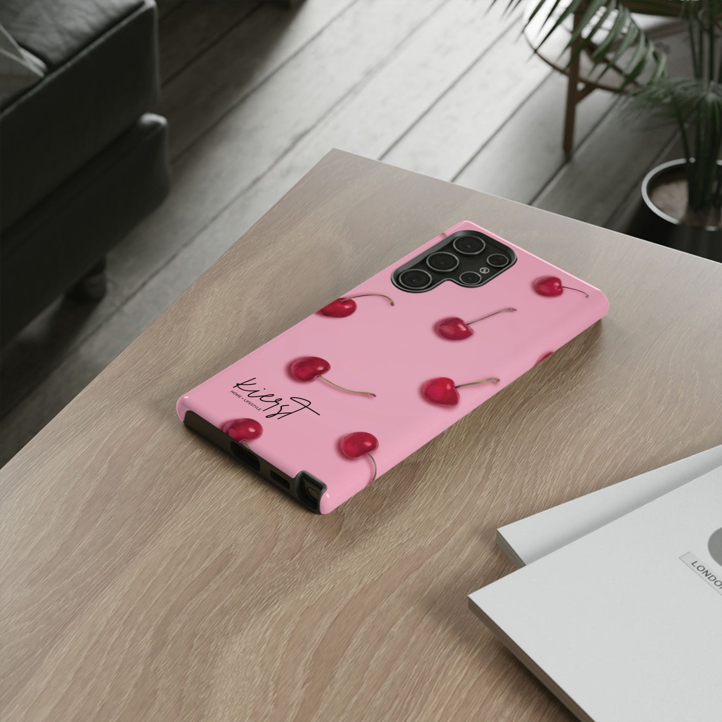 Cherries Samsung Galaxy Phone Case | Sweet Meets Sophisticated in This Standout Cover