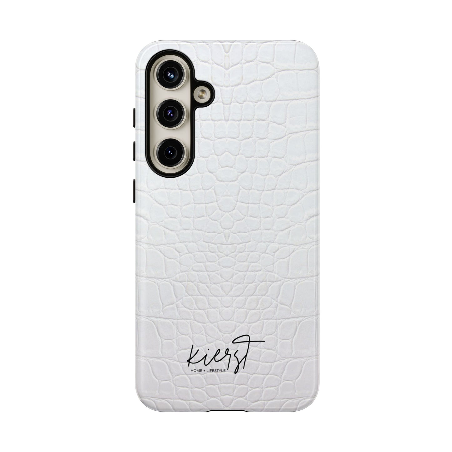 White Alligator Samsung Galaxy Case | Classic Texture Meets Modern Edge