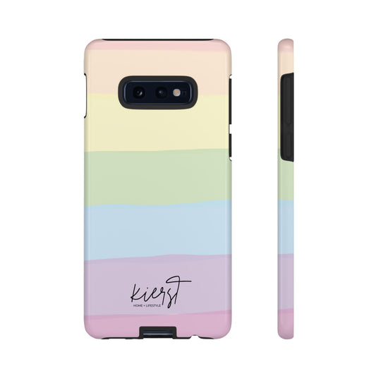 Pastel Rainbow Stripe Samsung Galaxy Case | A Soft Style