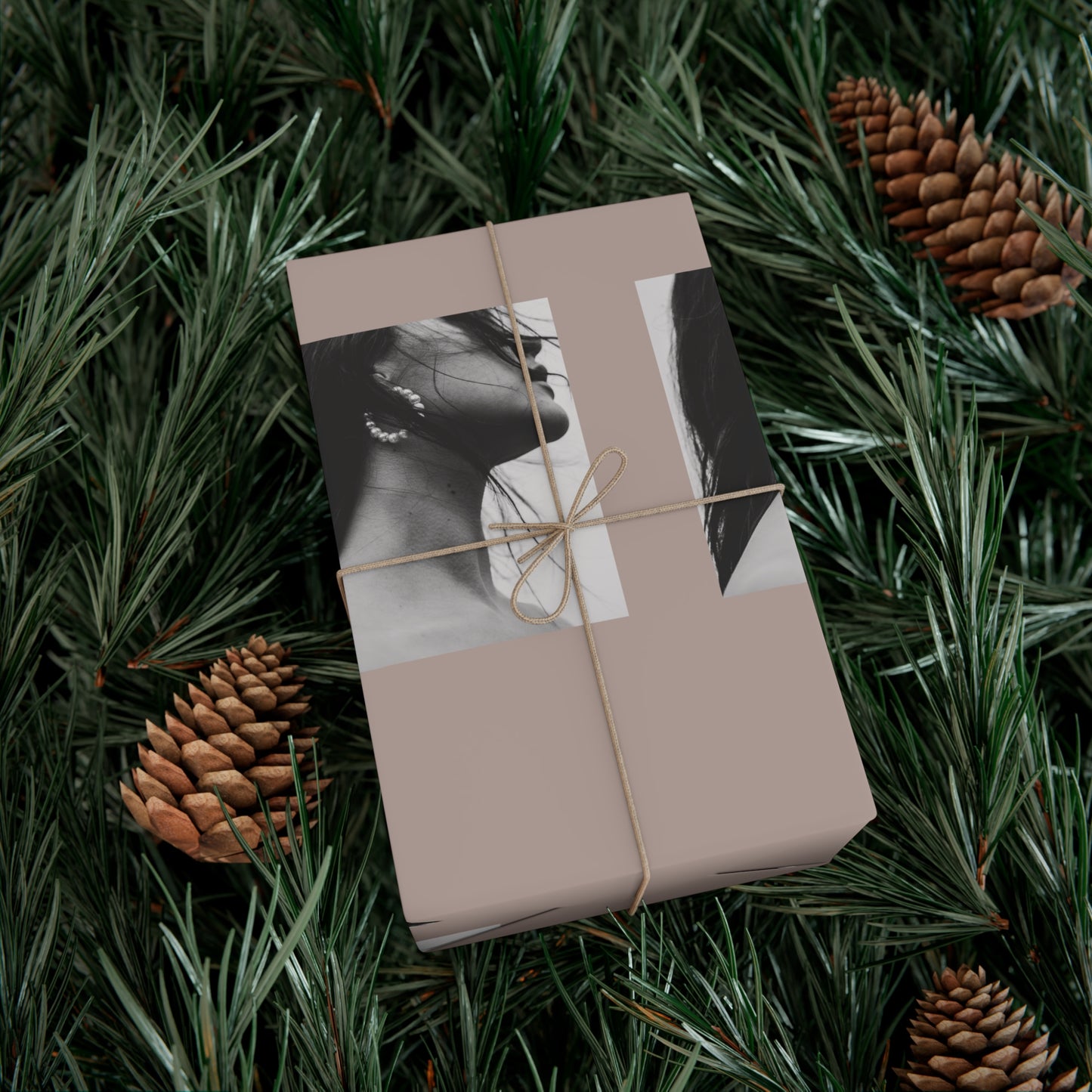 Fashion Black + White Fashion Photography Wrapping Paper