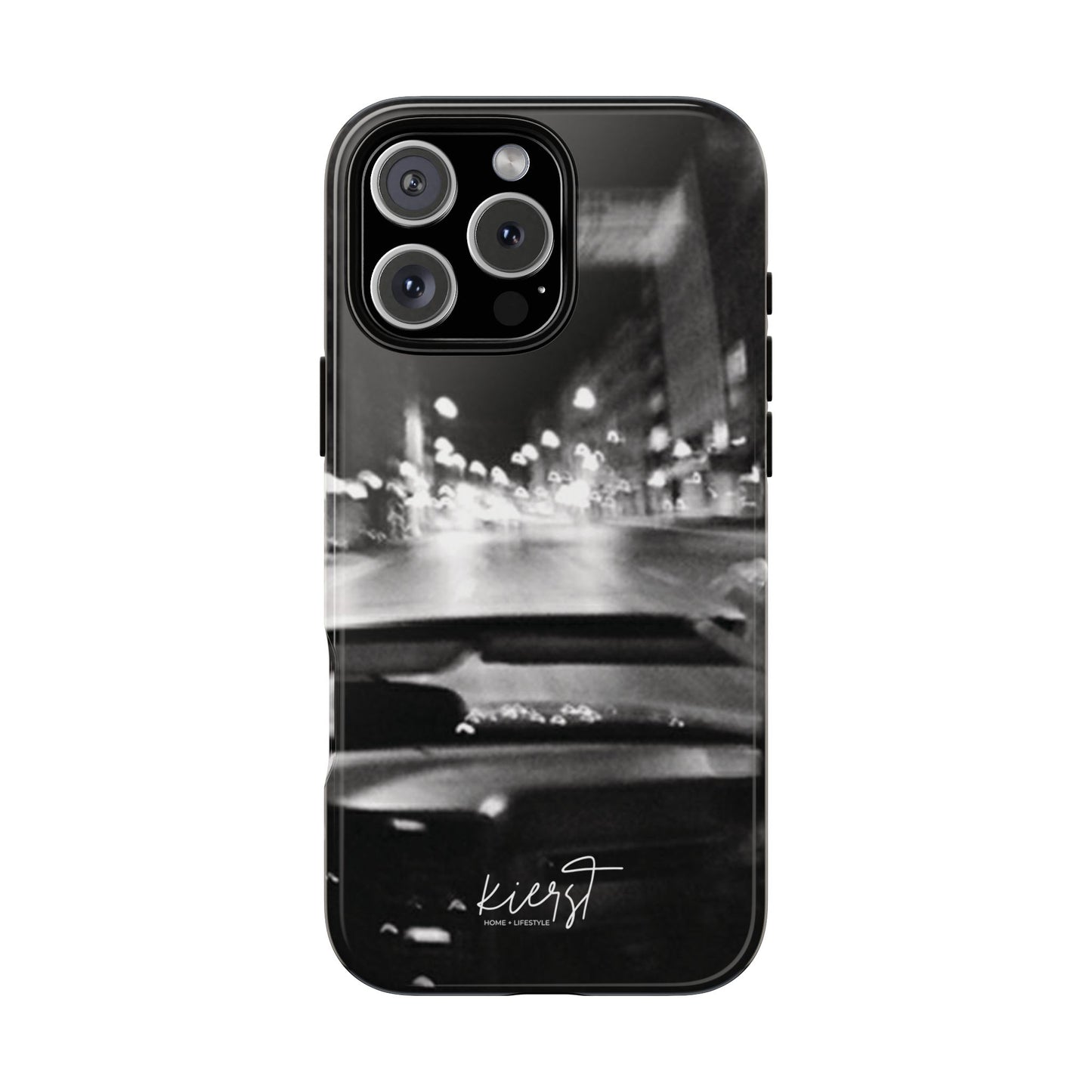 Faded Summer Nights iPhone Case | A Cinematic Blur of City Lights and Nostalgia