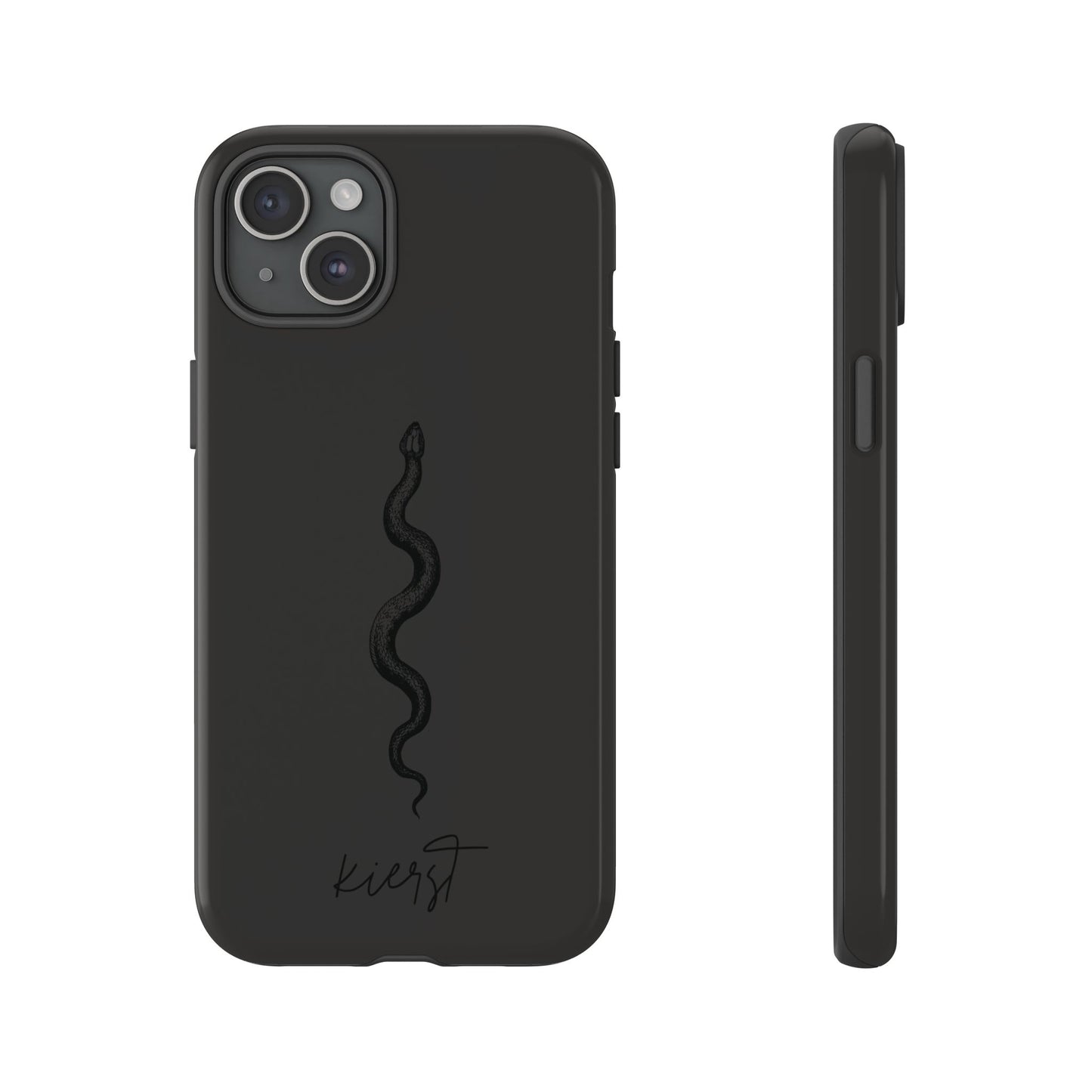 Long Black Snake iPhone Case | Subtle Edge, Quiet Power