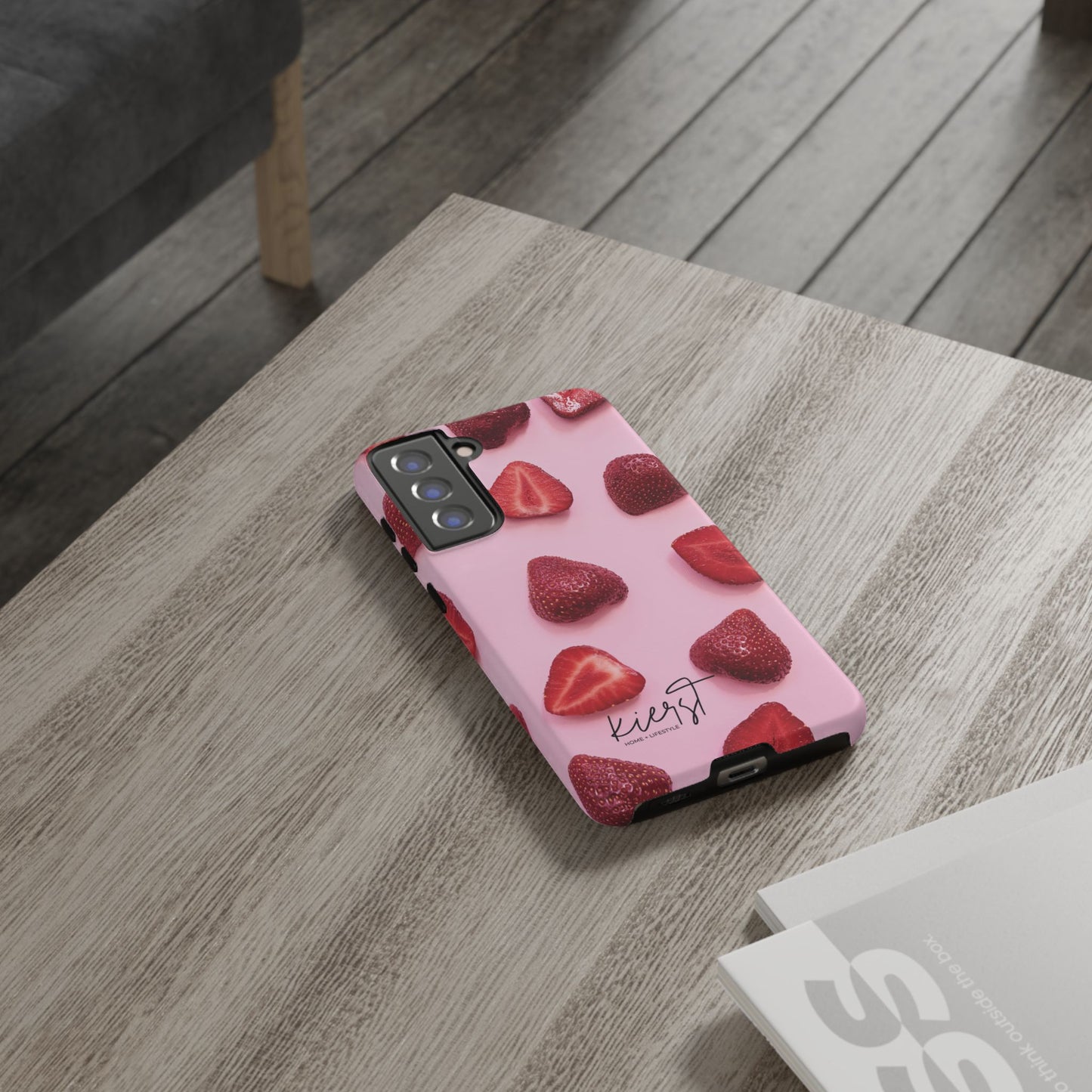 Strawberries Samsung Galaxy Phone Case | A Juicy Pop of Playfulness Meets Polished Design